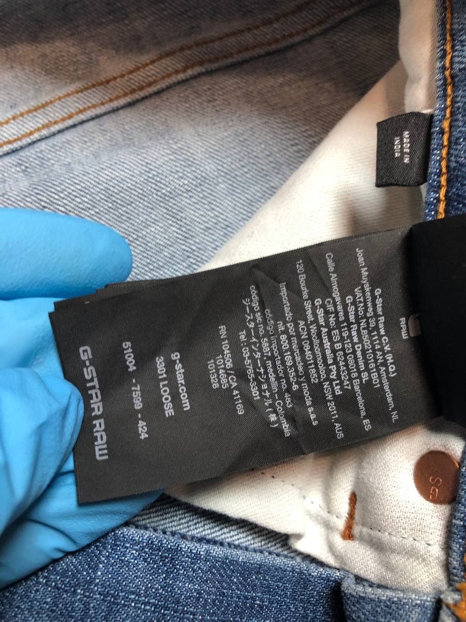 G-Star G STAR Men’s Straight Fit Denim Jeans Everyday Wear Size US 28 / EU 44 - 3 Thumbnail