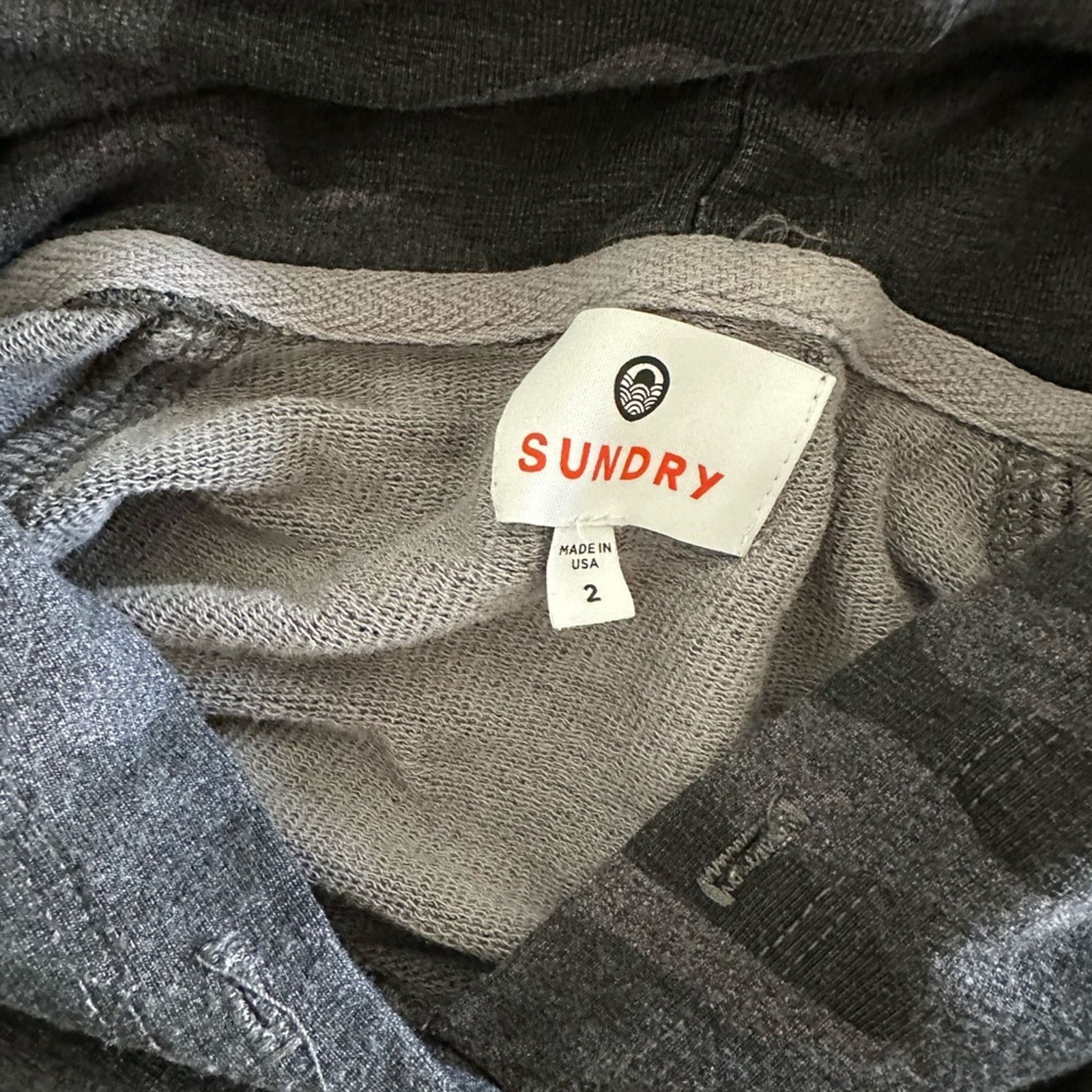 Sundry Sundry Soft Camo Stripe Sleeve Hoodie - size 2 Size M / US 6-8 / IT 42-44 - 9 Thumbnail