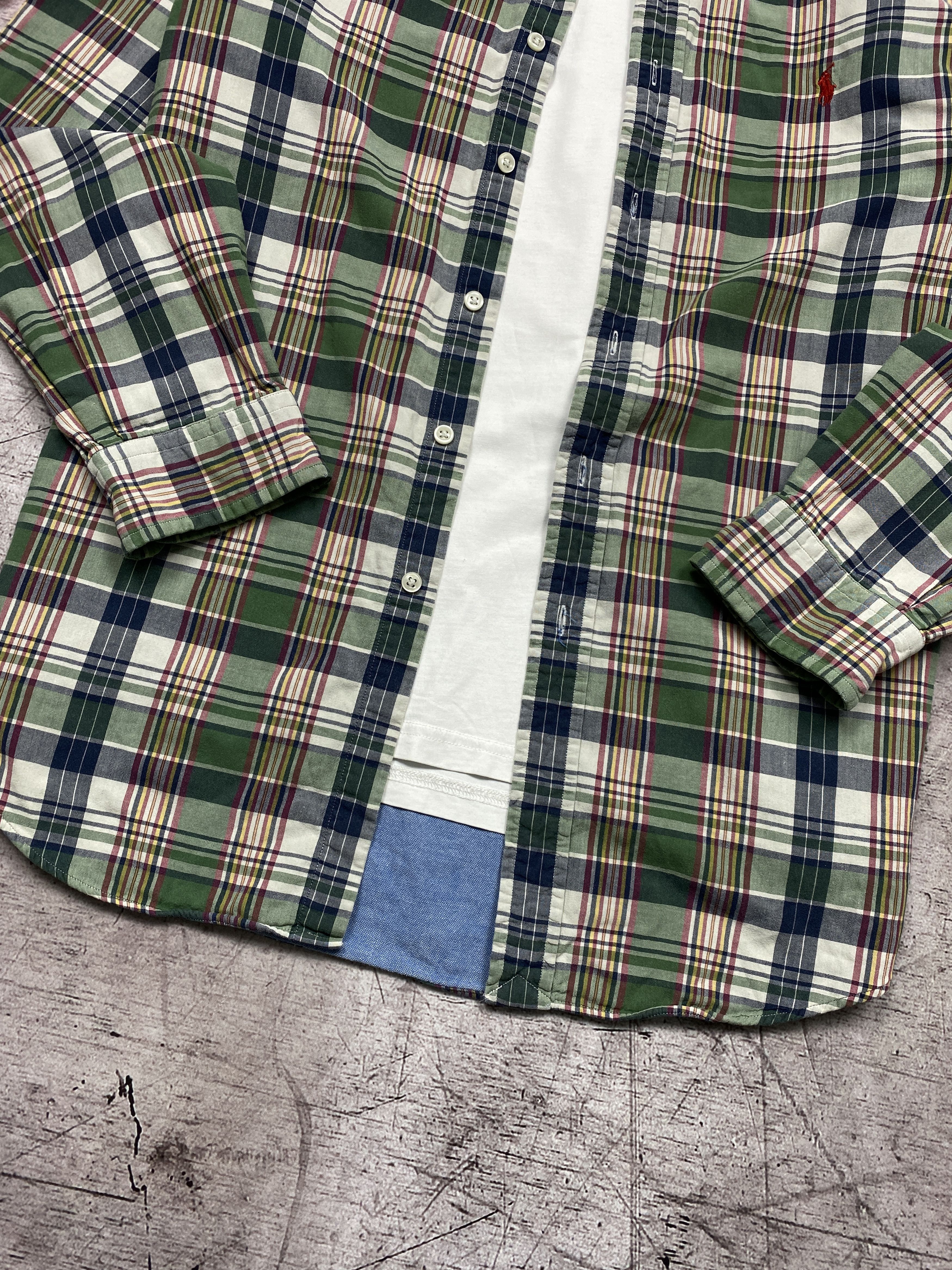 Flannel × Polo Ralph Lauren × Vintage Polo Ralph Lauren Vintage Mens Flannel Plaid Shirt Size US L / EU 52-54 / 3 - 4 Thumbnail