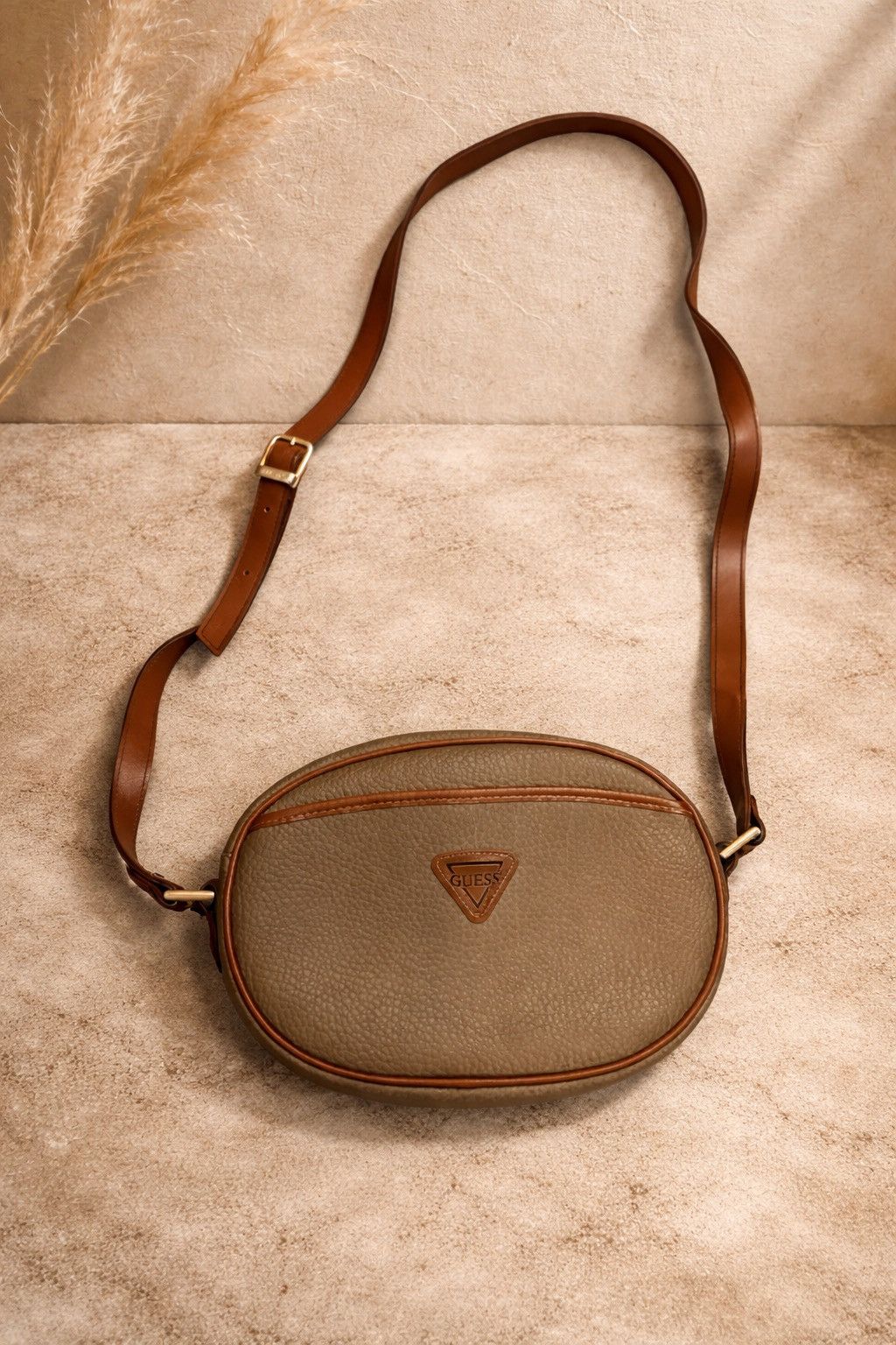 Guess Vintage 90s GUESS Crossbody Bag Tan Brown Y2K Shoulder Purse Size ONE SIZE - 2 Thumbnail
