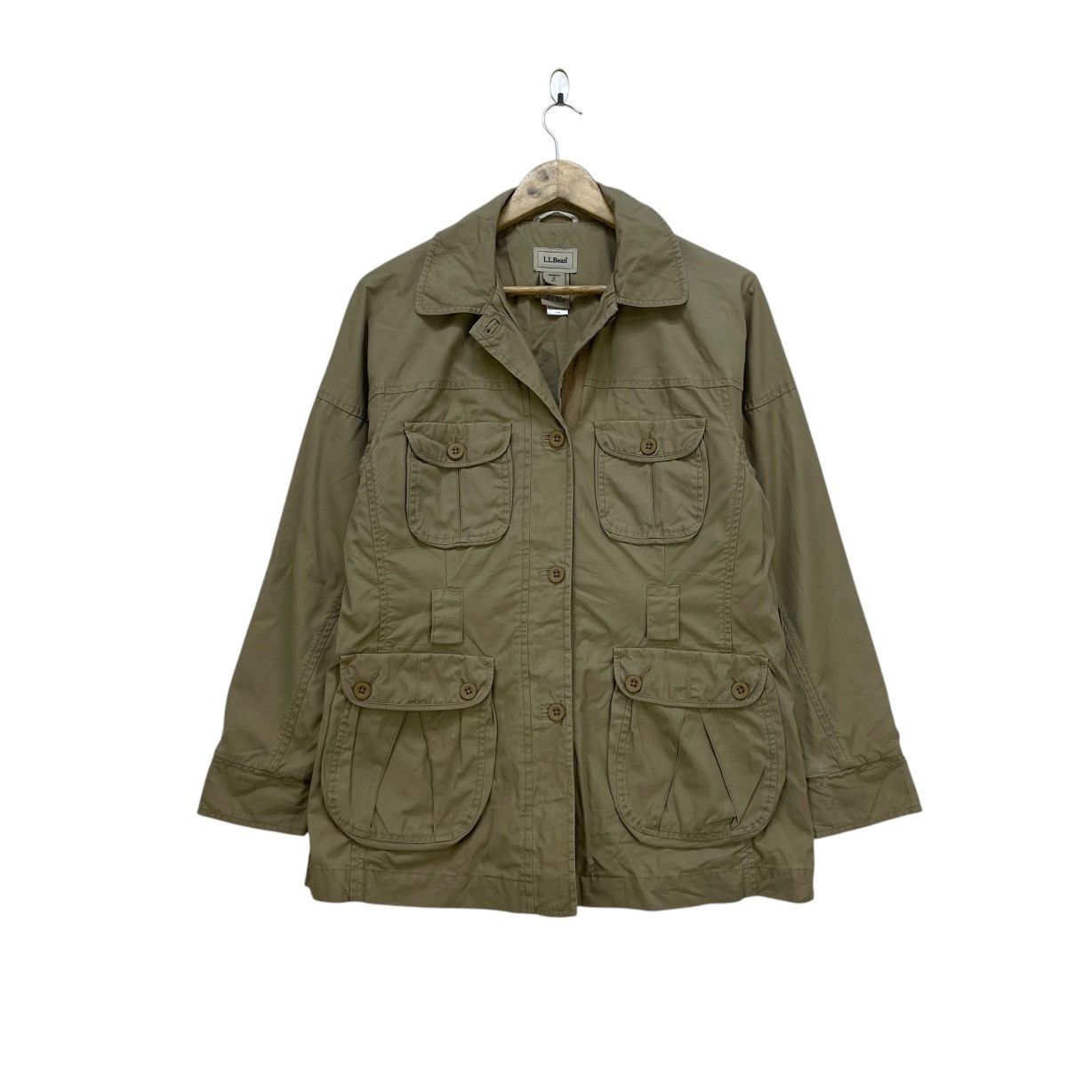 L.L. Bean × Vintage Vintage Ll Bean Women Tactical Multi Pocket Jacket Size M / US 6-8 / IT 42-44 - 1 Thumbnail