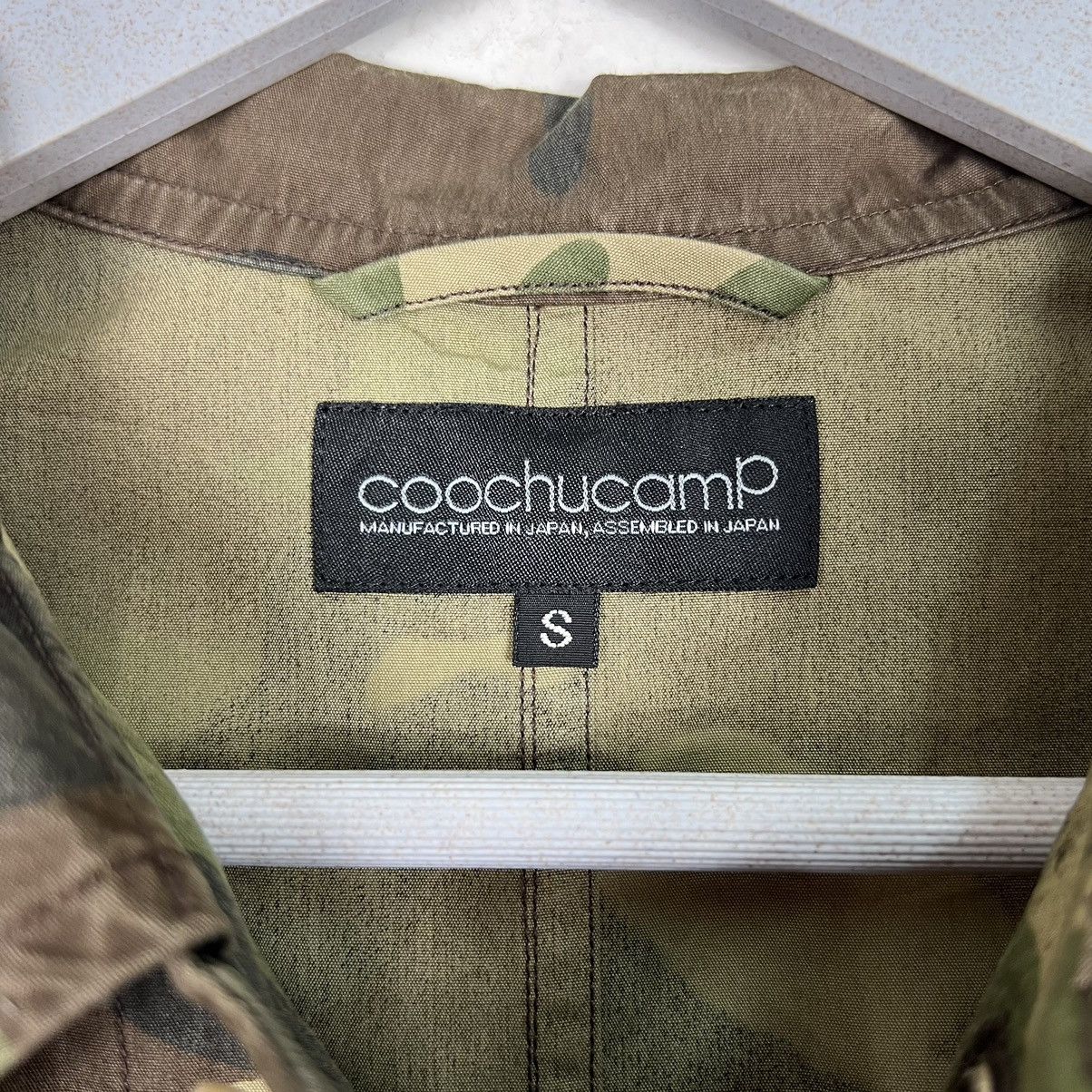 Japanese Brand CHOOCHUCHAMP WOODLAND CAMO MILITARY SHIRT JACKET Size US S / EU 44-46 / 1 - 14 Thumbnail