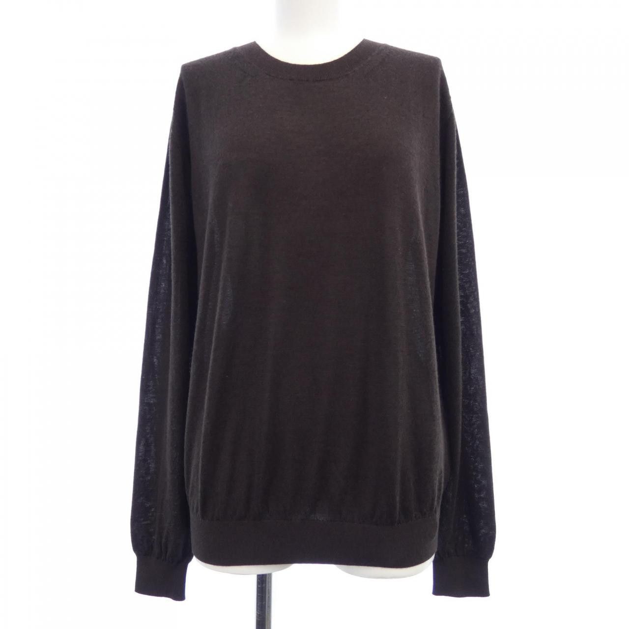 Hermes Hermes Hermes Silk Cashmere Knit Textile Tops DUTY FREE for USA Size ONE SIZE - 1 Thumbnail