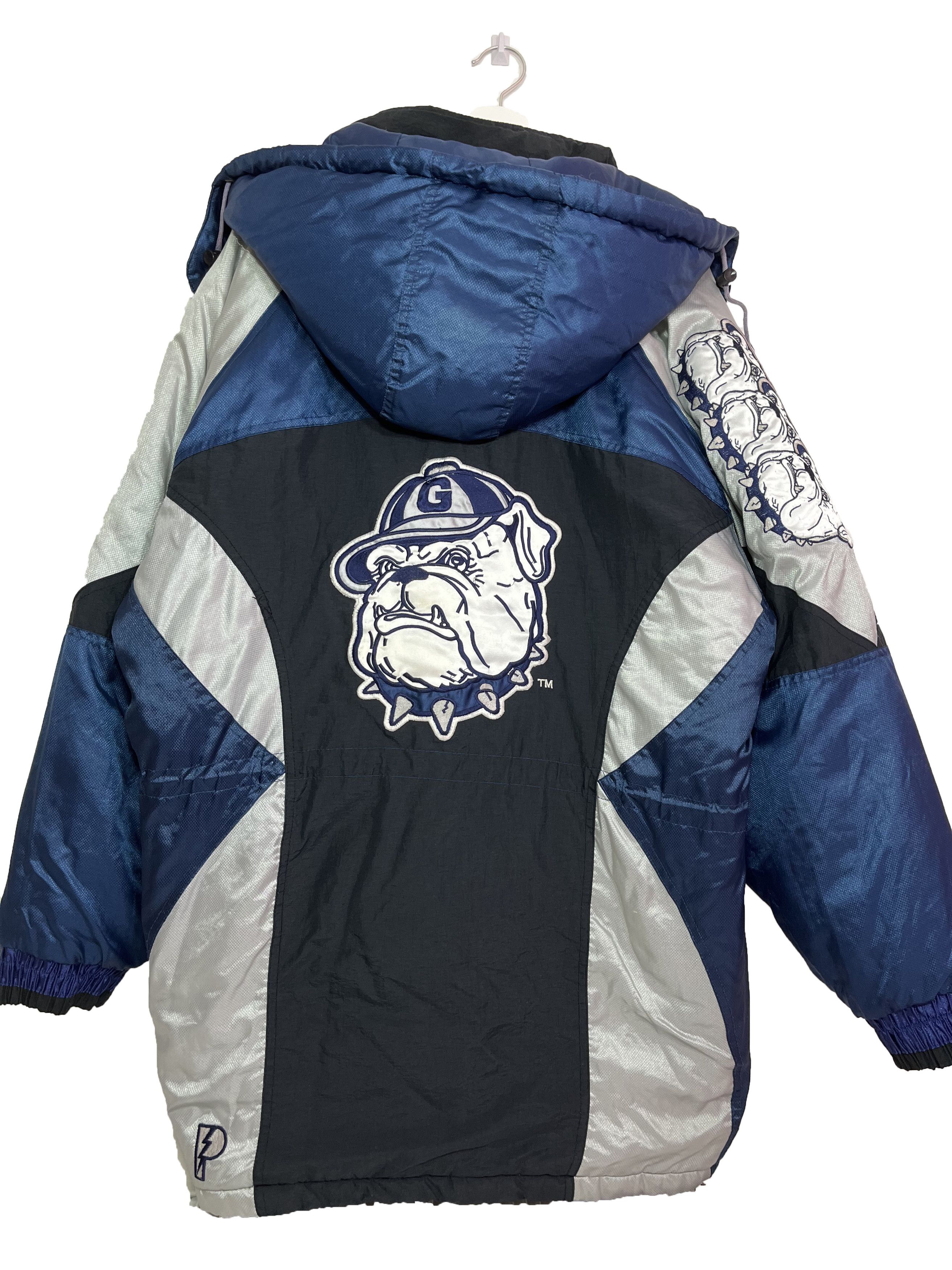 Pro Player Vintage 90s Georgetown Hoyas Long Coat Jacket XXL RARE Size US XXL / EU 58 / 5 - 5 Thumbnail