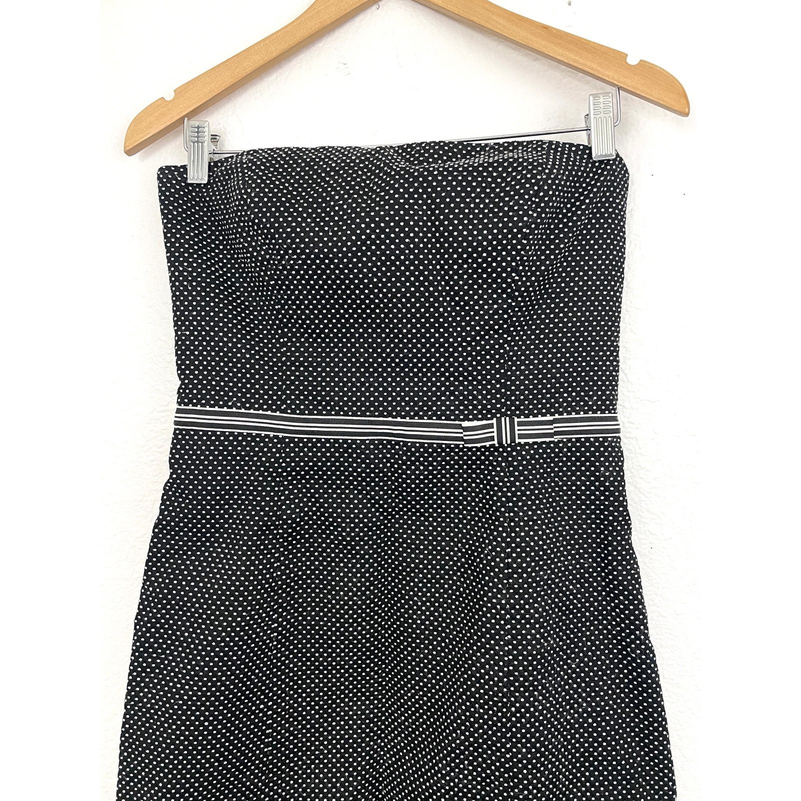 Ann Taylor Ann Taylor Dress Black Strapless Built-in Bra Size 6 Size M / US 6-8 / IT 42-44 - 4 Thumbnail