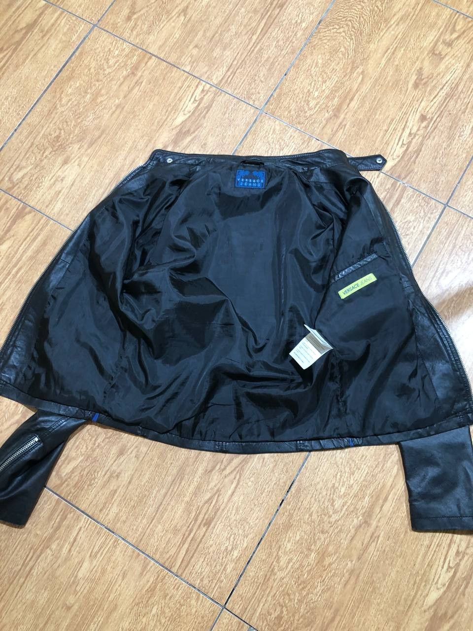 Versace Jeans Couture Versace Jeans Couture Leather Biker Jacket Size XL / US 12-14 / IT 48-50 - 7 Thumbnail
