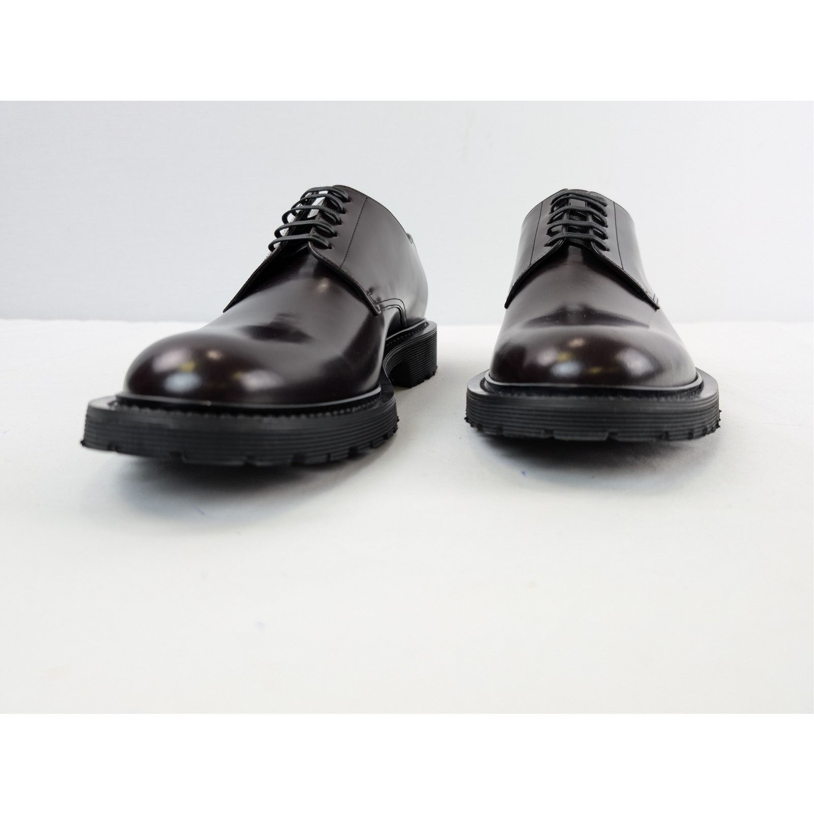 Saint Laurent Paris o1rshd1 Army 20 Derby Boots in Dark Wine (Burgundy) Size US 9 / EU 42 - 6 Thumbnail