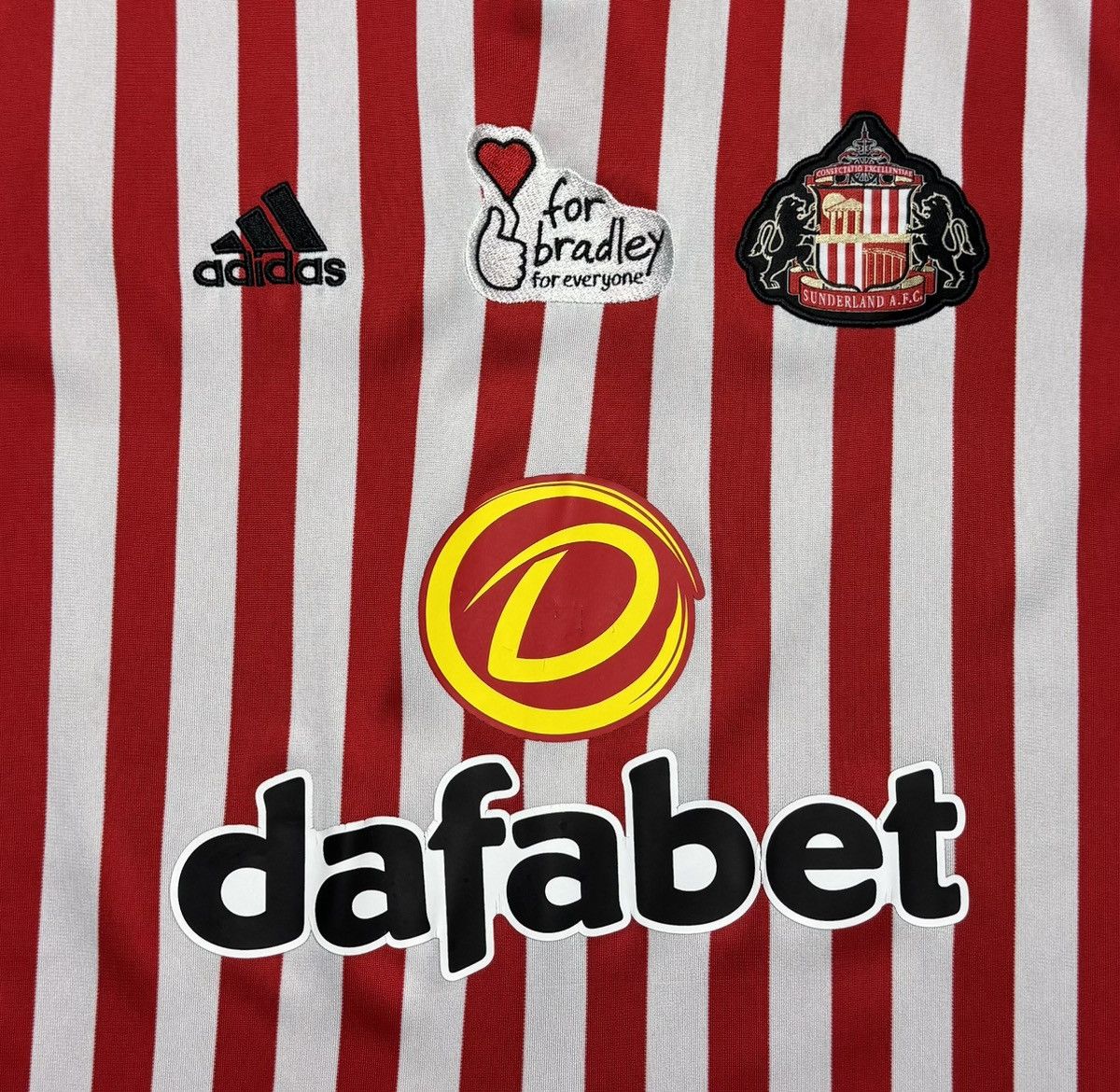Adidas Sunderland 2017 2018 Home Shirt Soccer Jersey Adidas Size US XL / EU 56 / 4 - 7 Thumbnail