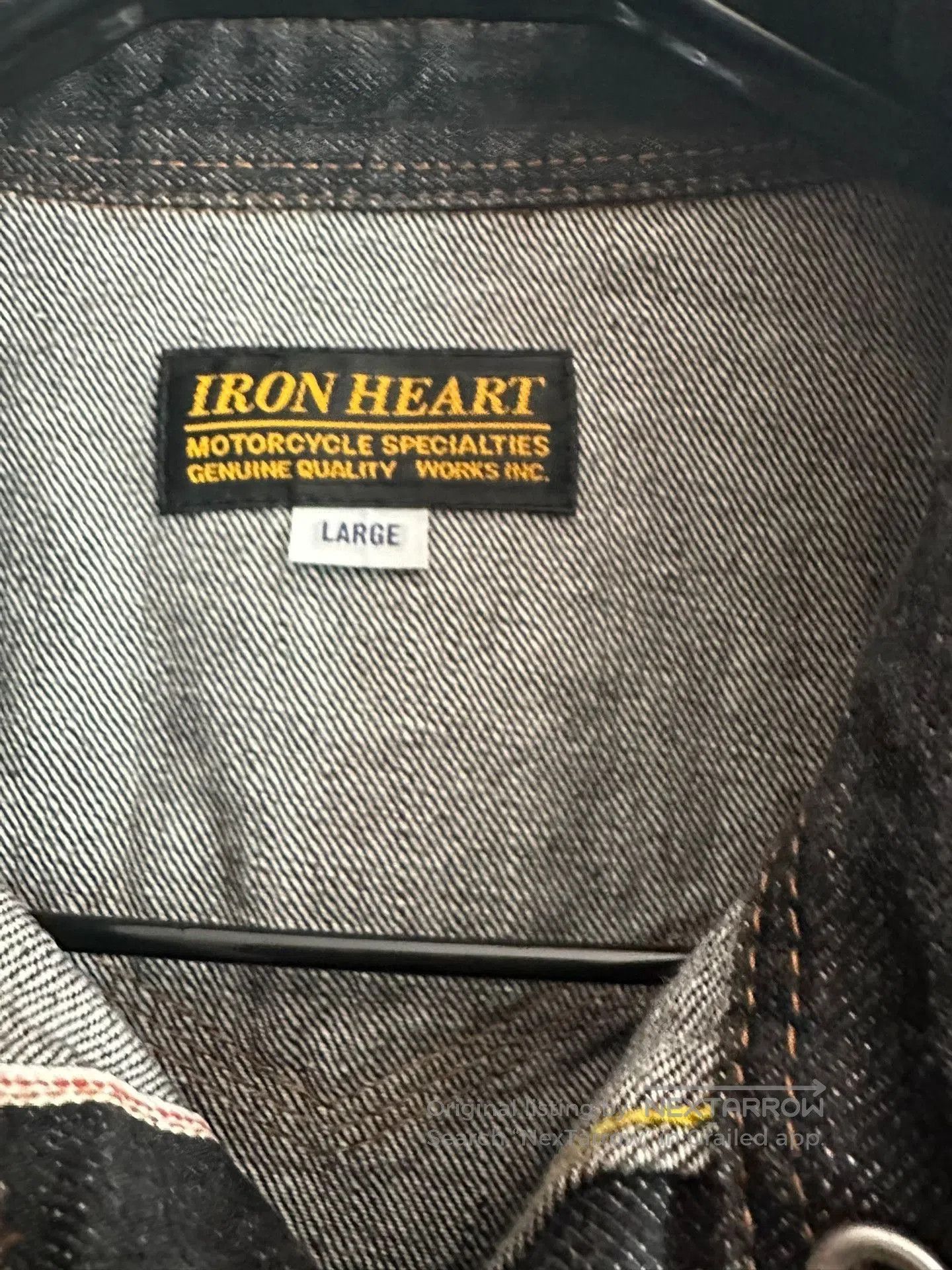 Iron Heart IRON HEART IHSH. Size US L / EU 52-54 / 3 - 2 Thumbnail