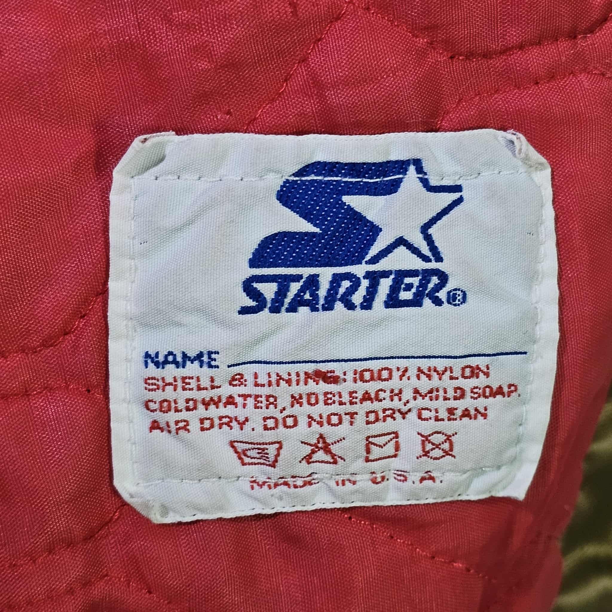 NFL San Francisco 49ers Vintage 80s Starter Satin Bomber Jacket Size US L / EU 52-54 / 3 - 6 Thumbnail