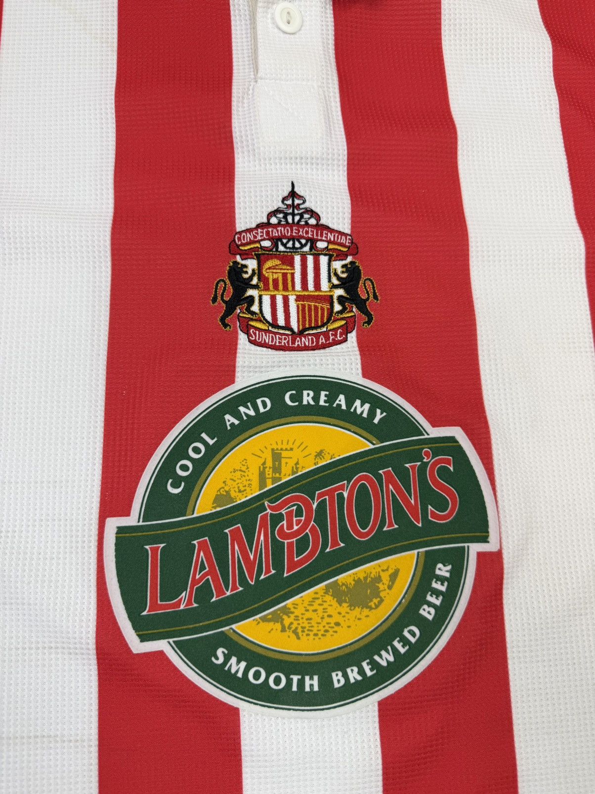 Vintage Sunderland AFC 1996 Retro Home Football Jersey Score Draw Size US L / EU 52-54 / 3 - 3 Thumbnail