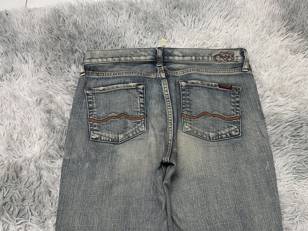 20471120 2000s BRAPPERS FLARE PANT WASHABLE JEANS DISTRESSED Size US 31 - 15 Thumbnail