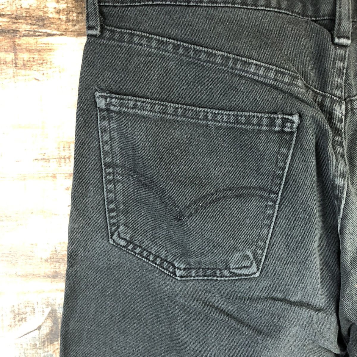 Levi's Levis 607 orange tag Black Denim jeans Pants #A2611 Size US 33 - 15 Thumbnail