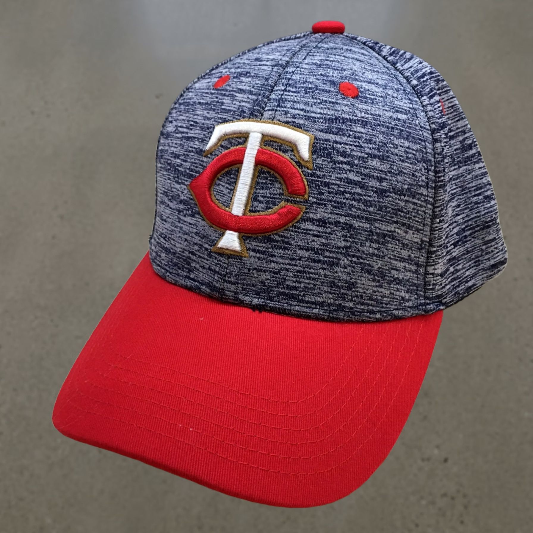 Twins Minnesota Twins Melonwear Baseball Cap Mens Blue Red One Size Embroidered Logo Size ONE SIZE - 1 Thumbnail