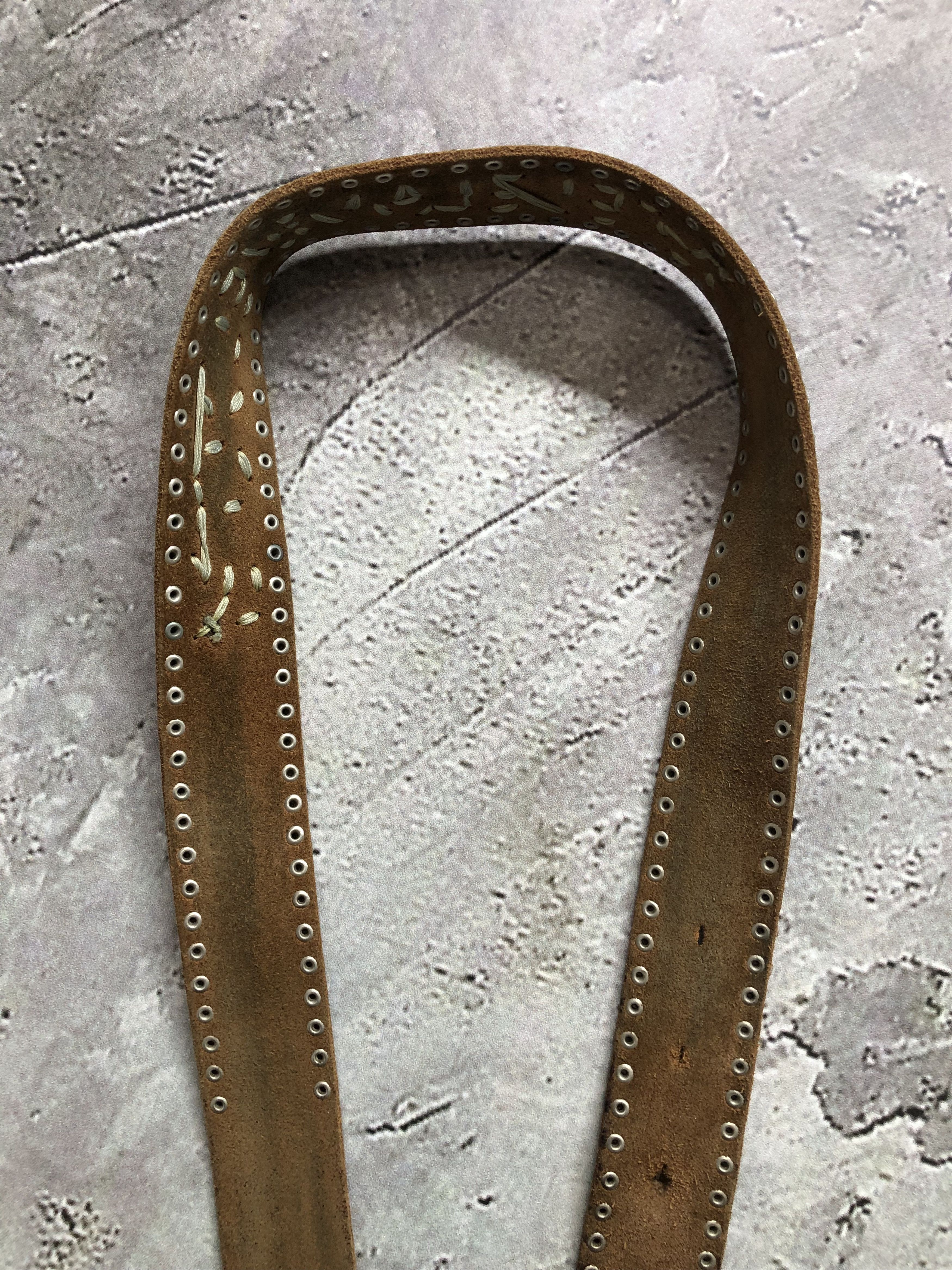 Vintage Vintage Leather Belt Size ONE SIZE - 10 Thumbnail
