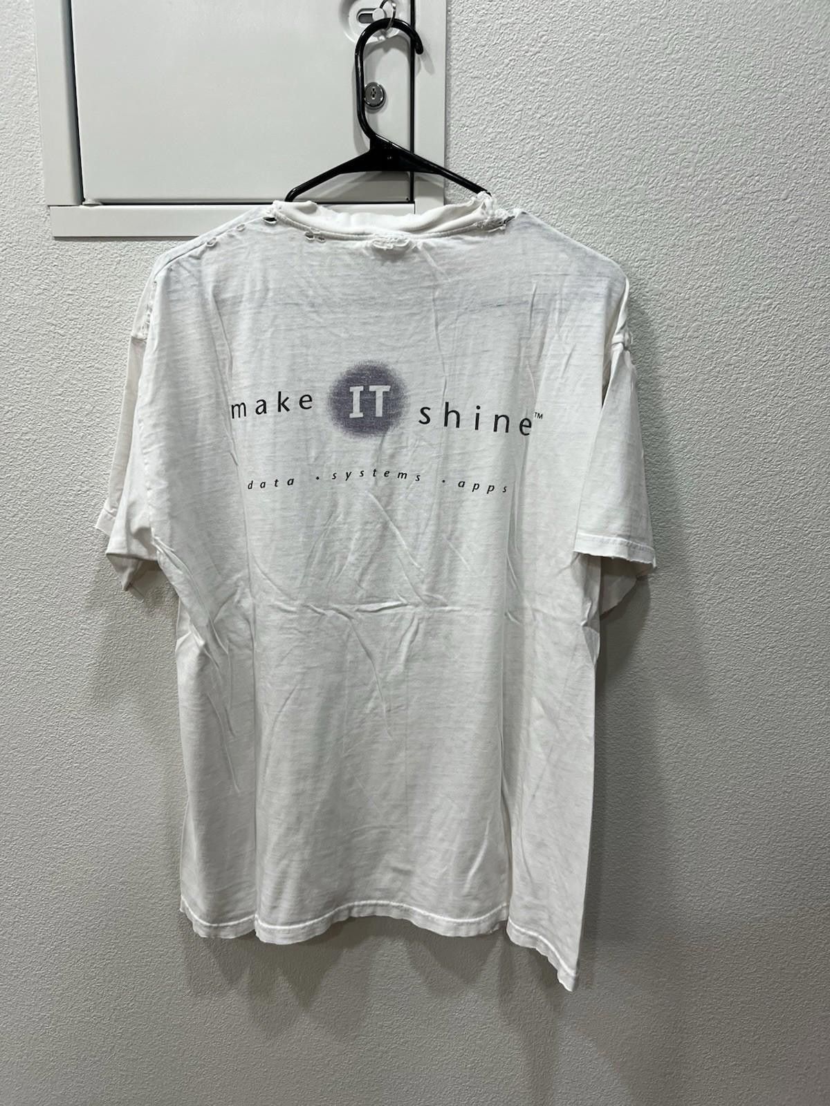XMI Platinum 90s Platinum Technology Make It Shine Tee Size US L / EU 52-54 / 3 - 3 Thumbnail