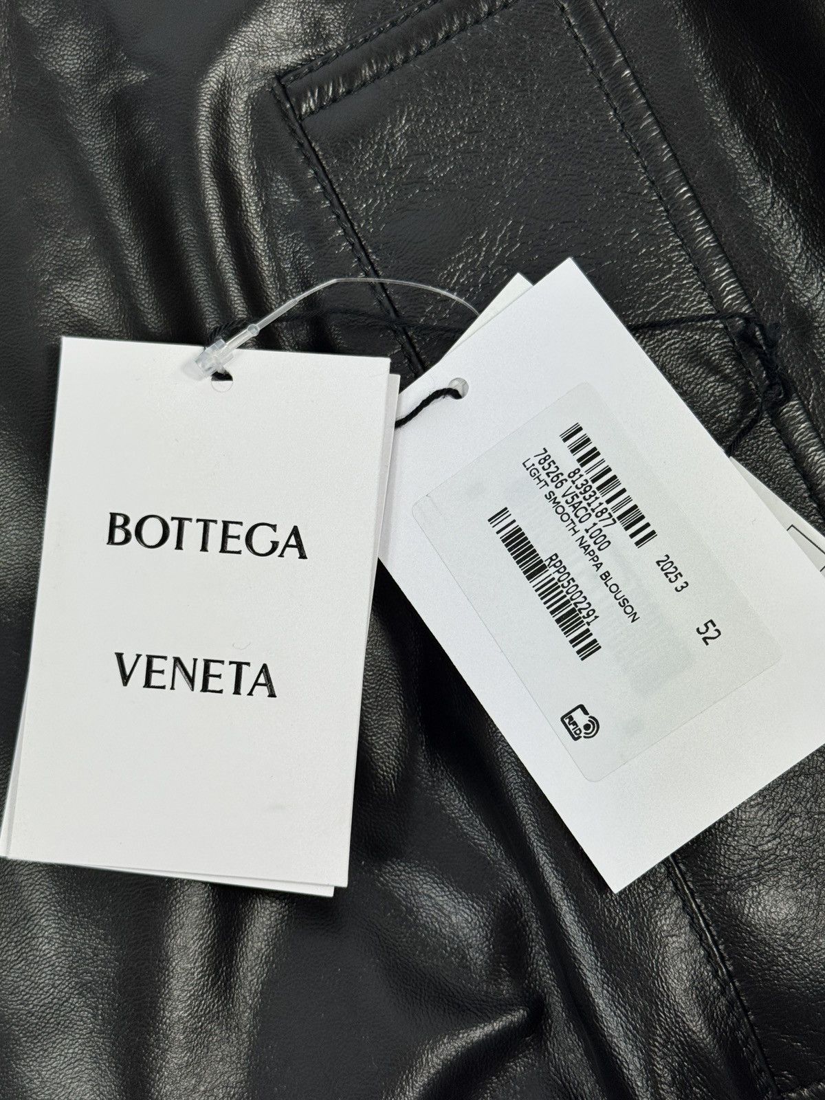 Bottega Veneta Blouson-Sleeve Regular-Fit Nappa-Leather Jacket Size US XL / EU 56 / 4 - 6 Thumbnail
