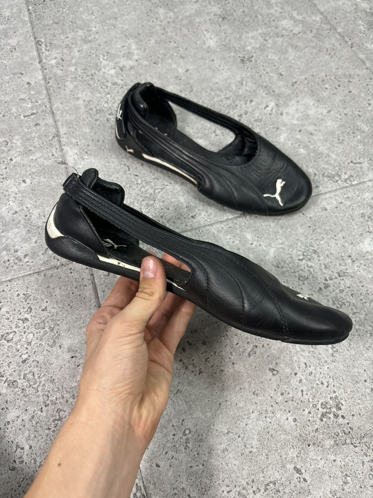 Japanese Brand × Puma × Vintage 2000s Low Top Puma Speed Cat Ballet Flats Y2K Trendy Size US 9 / IT 39 - 3 Thumbnail
