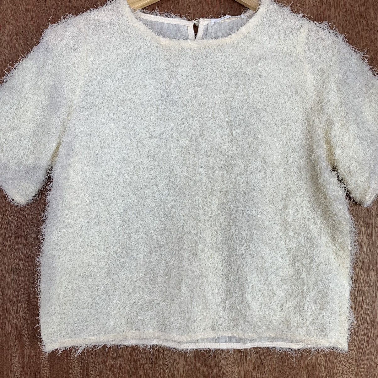 Homespun Knitwear × Vintage Retro Girl Mohair Furr fabric Sweatshirt Size S / US 4 / IT 40 - 7 Thumbnail