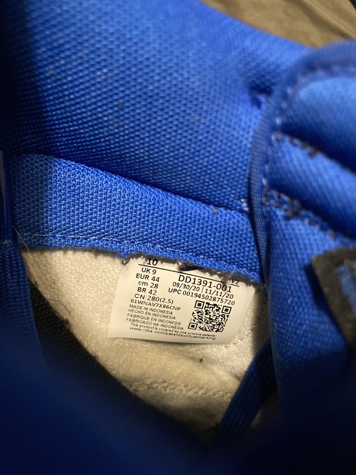 Nike Nike Dunk Low Retro Hyper Cobalt Blue Size US 10 / EU 43 - 9 Thumbnail