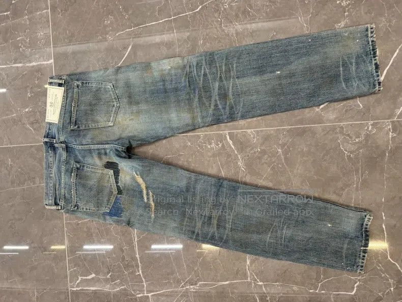 Neighborhood Neighborhood size L Colorful Oil Stain Jeans Size US 27 - 4 Thumbnail