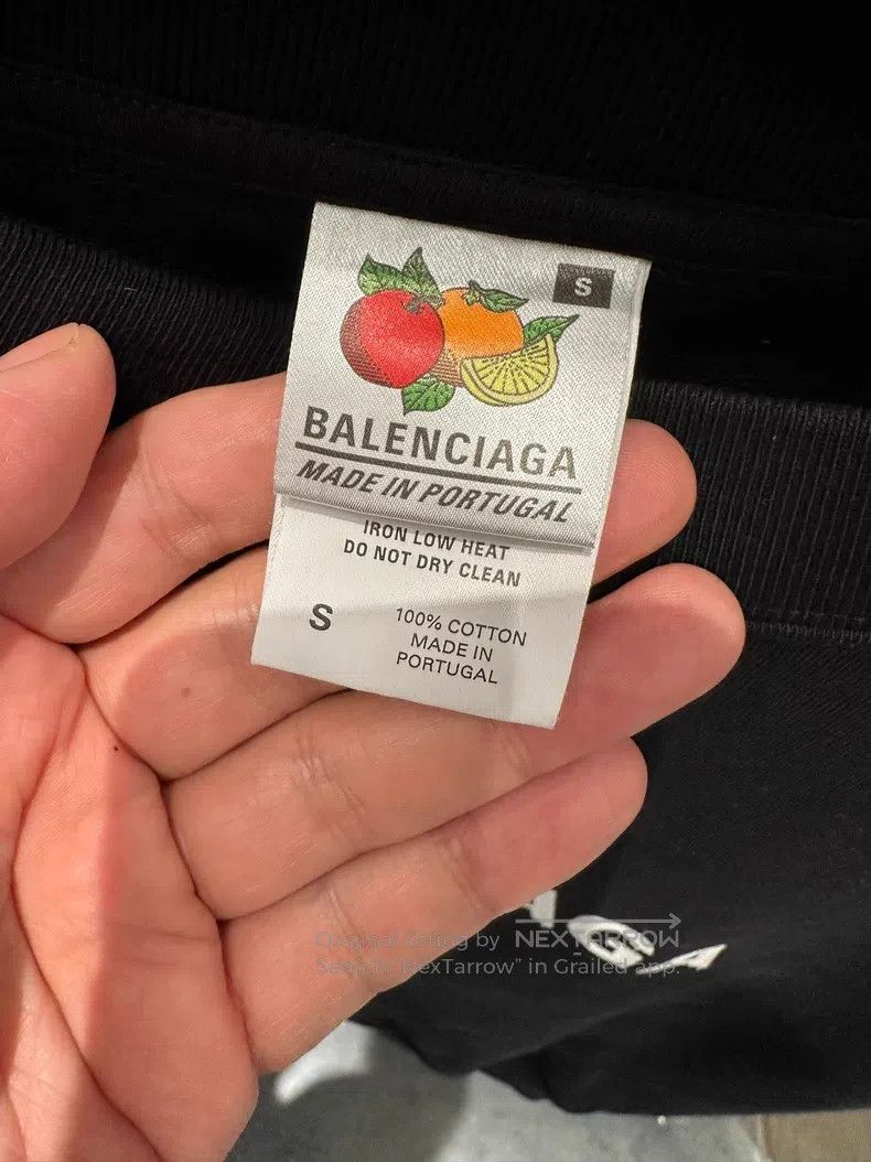 Balenciaga Balenciaga Round-neck sweatshirt Size US M / EU 48-50 / 2 - 4 Thumbnail