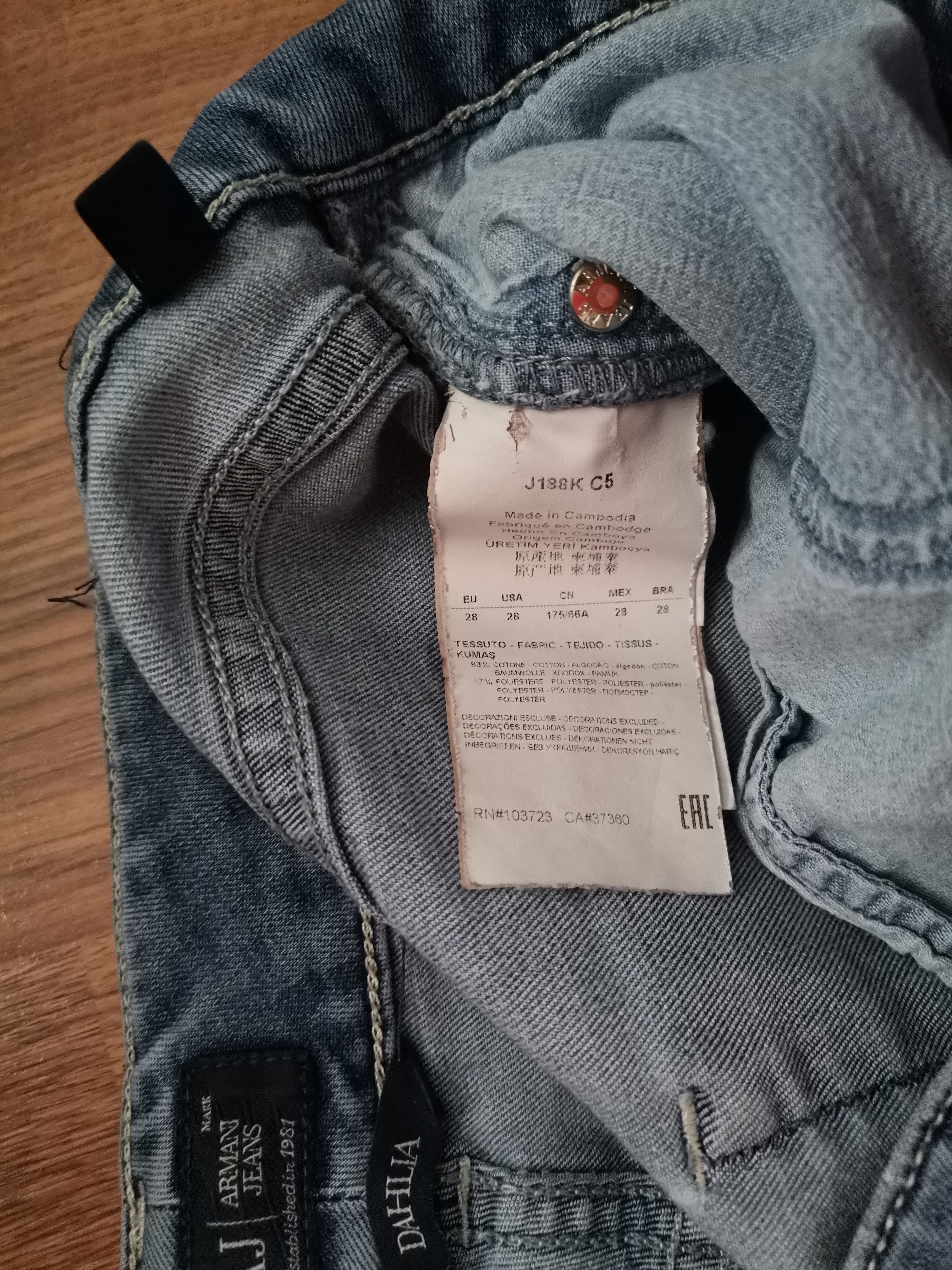 Armani Armani Jeans Women's Dahlia Jeans Size 28" / US 6 / IT 42 - 6 Thumbnail
