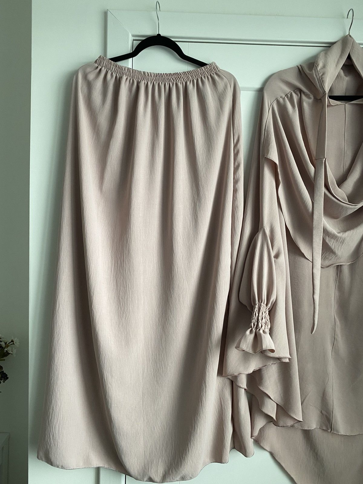Other Women 2pc Prayer Dress Hijab/Niqab Khimar Skirt Pink New Size L / US 10 / IT 46 - 3 Thumbnail