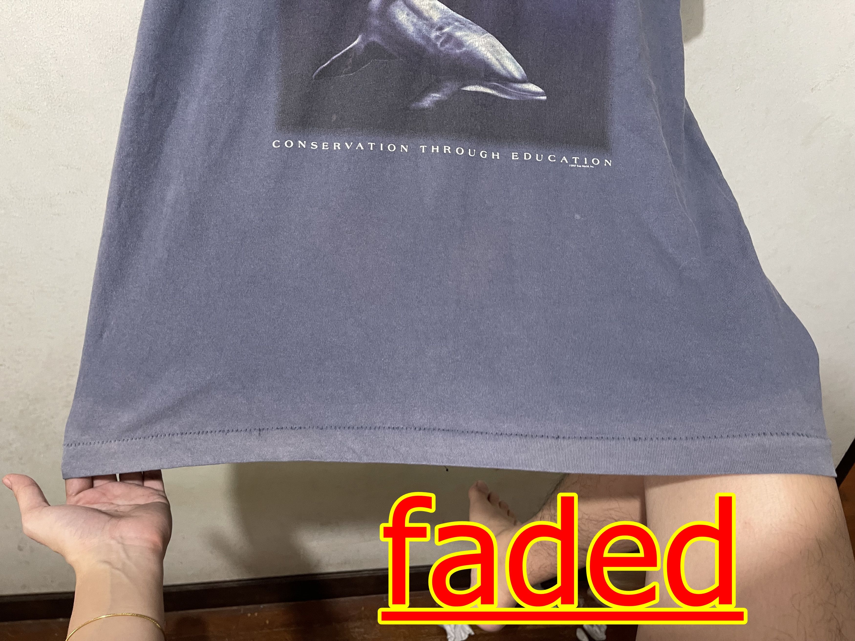 Arts & Science × Vintage Vintage 90s Dolphin Shirt Size US XL / EU 56 / 4 - 6 Thumbnail