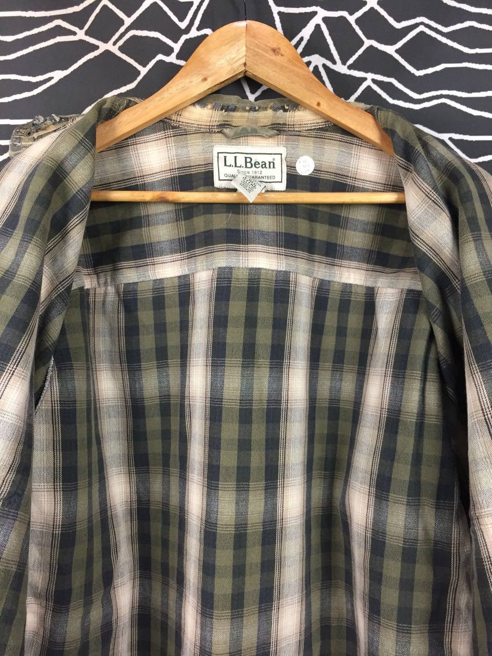 L.L. Bean Distressed L.L. Bean Flannel Lined Canvas Workwear Jacket Size US XL / EU 56 / 4 - 4 Thumbnail
