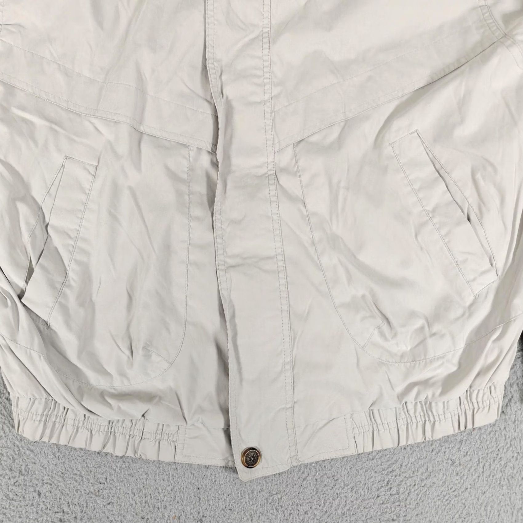 Members Only Members Only Jacket Mens Large Microfiber Full Zip Windbreaker Coat Pockets Beige Regular Size US L / EU 52-54 / 3 - 2 Thumbnail