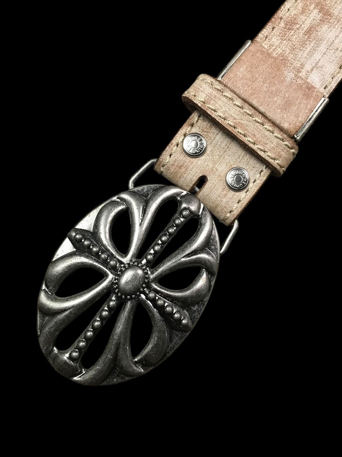 Edwin × Japanese Brand EDWIN CROSS LEATHER WAIST BELT INSPIRED CHROME HEARTS Size ONE SIZE - 8 Thumbnail