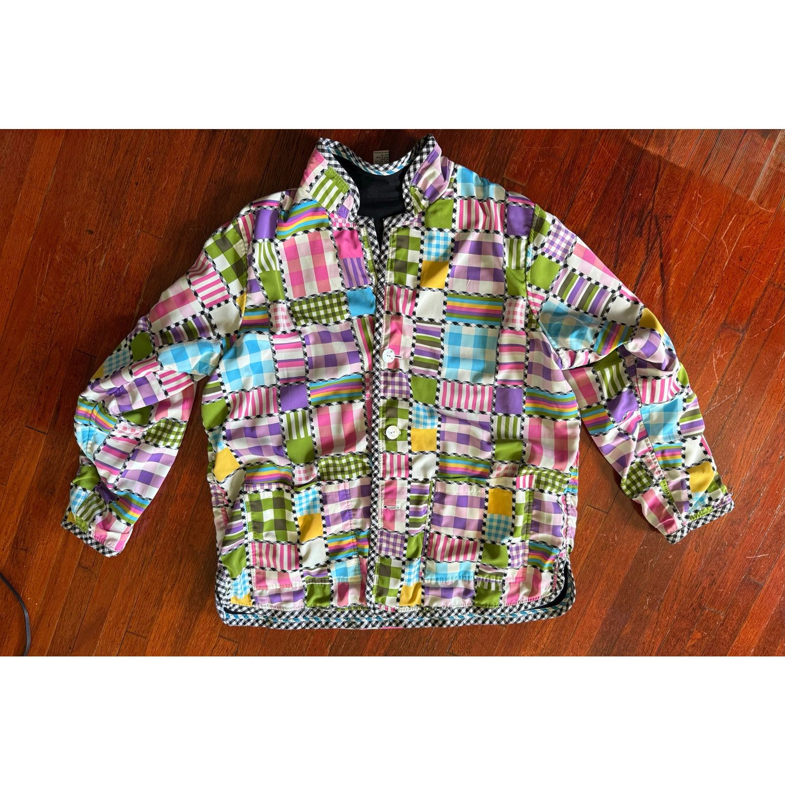 Vintage Vintage Y2K Koos of Course Jacket Womens 1X Black Reversible Size XL / US 12-14 / IT 48-50 - 5 Thumbnail