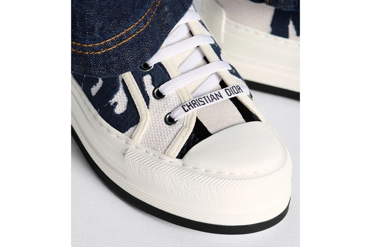 Dior o1bcso1str0226 Walkin Platform Sneaker in White/Deep Blue Size US 10 / IT 40 - 8 Thumbnail