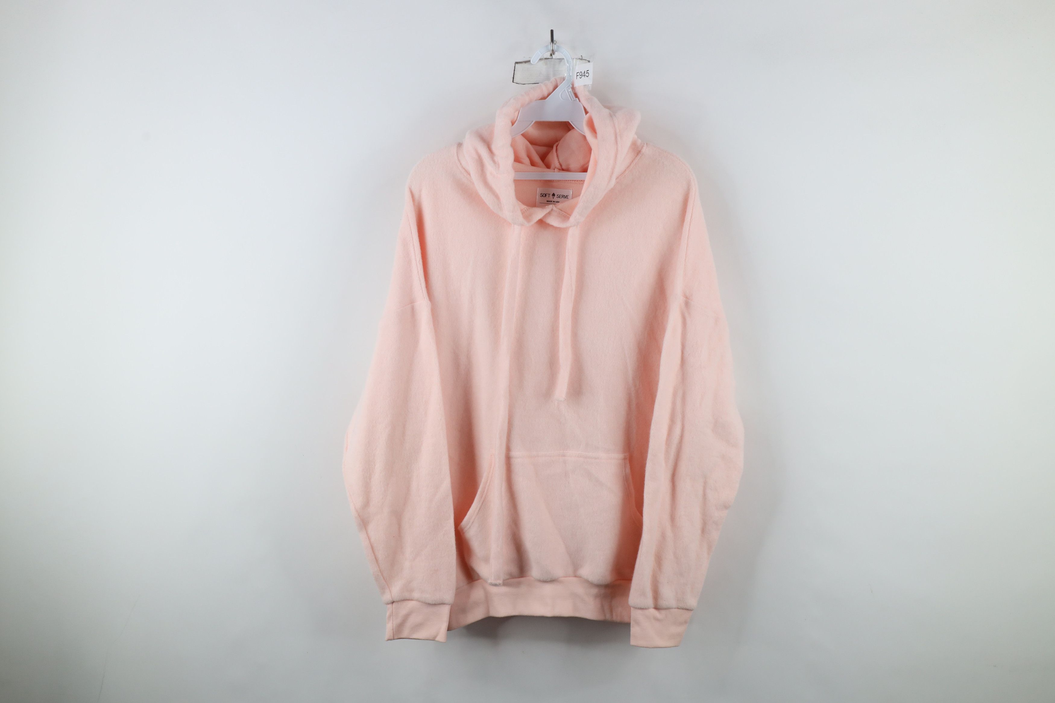 Vintage Soft Serve Soft Cloud Cotton Hoodie Sweatshirt Pink USA Size M / US 6-8 / IT 42-44 - 1 Thumbnail