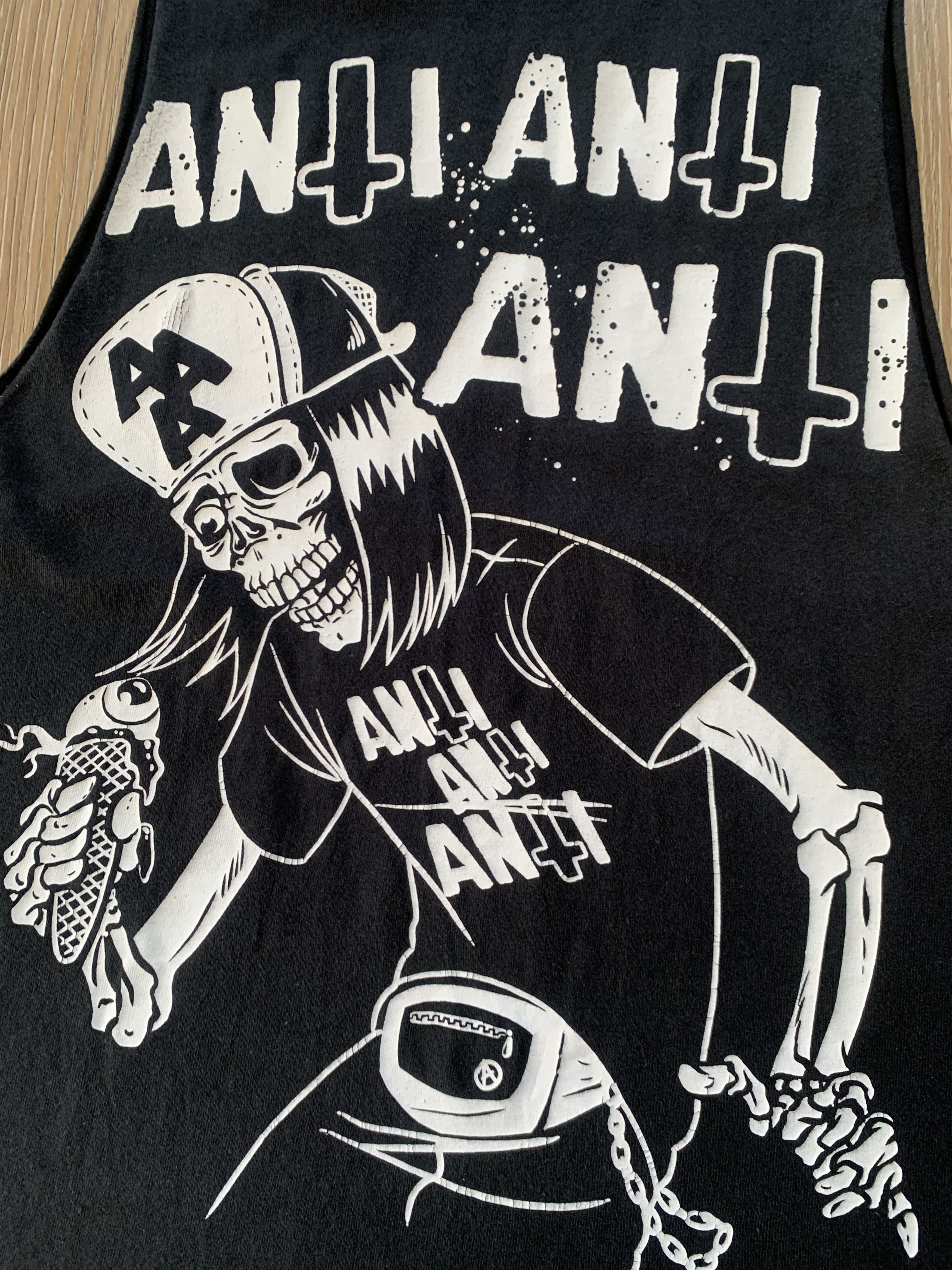 Band Tees Gildan Anti Anti Anti Thrashpunk Sleeveless T-Shirt Size US M / EU 48-50 / 2 - 5 Thumbnail
