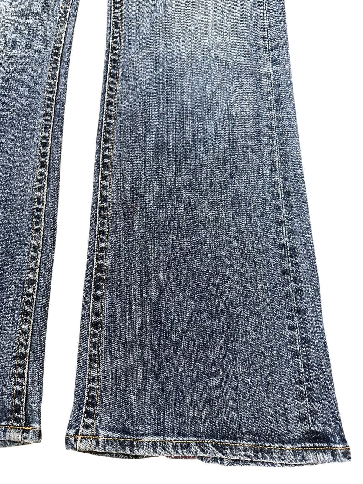 If Six Was Nine Vintage Japanese Brand Blue Wash Style Flare Jeans Size US 32 / EU 48 - 8 Thumbnail