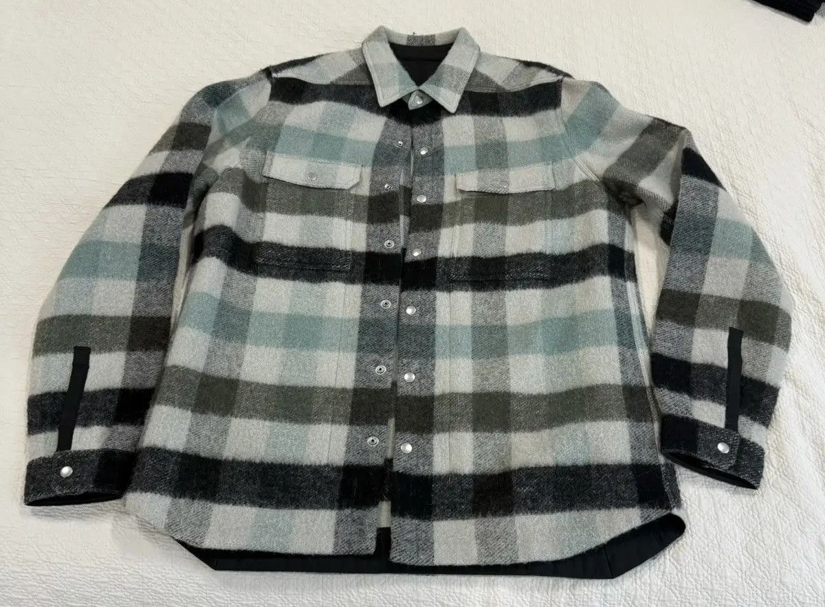Rick Owens STROBE FW22 ALPACA OUTERSHIRT Size US L / EU 52-54 / 3 - 1 Thumbnail