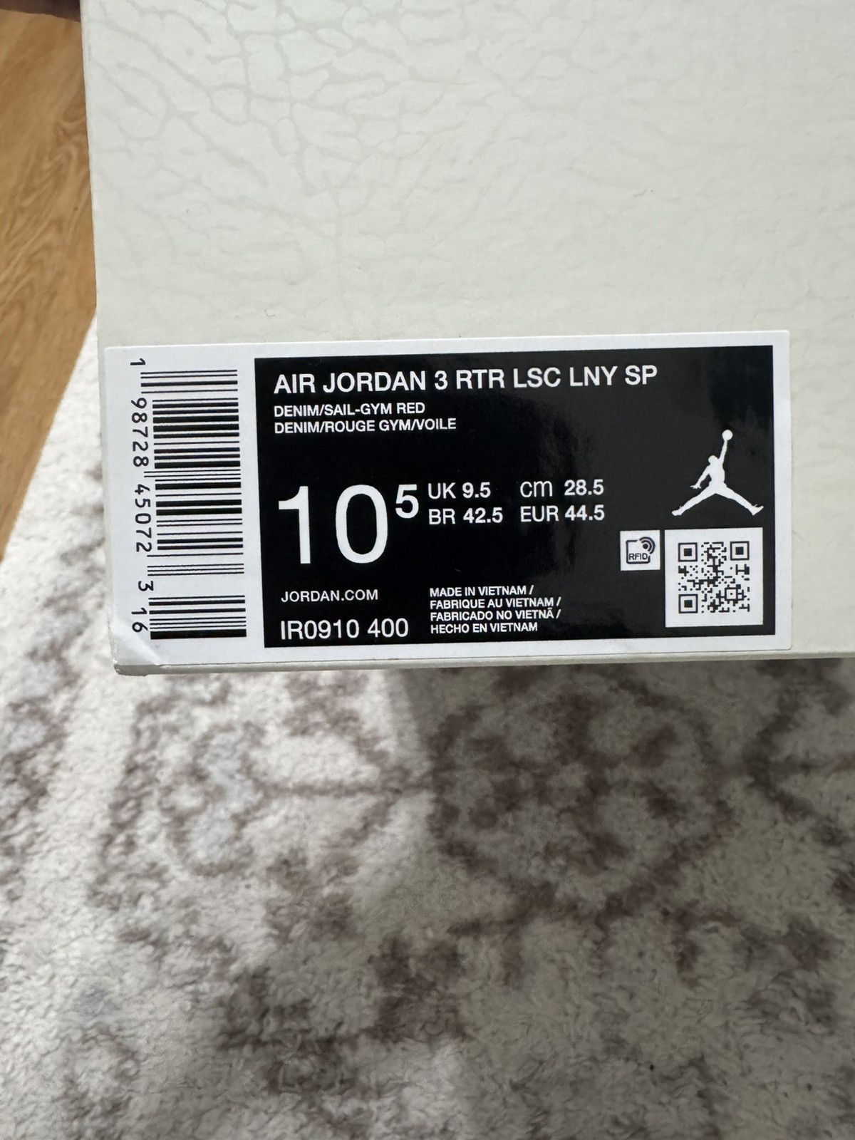 Jordan Brand × Levi's Levi’s x Air Jordan 3 Retro (Lunar New Year) Size US 10.5 / EU 43-44 - 7 Thumbnail