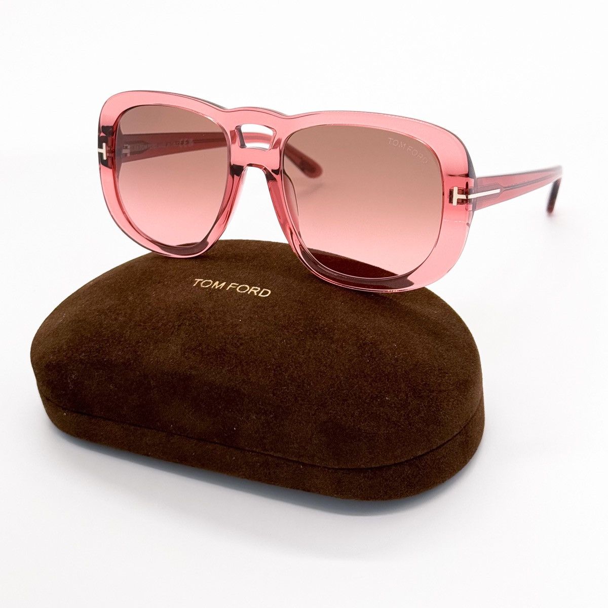 image of New Tom Ford Billie Tf1012 72F Women Sunglasses Ft1012/s in Pink