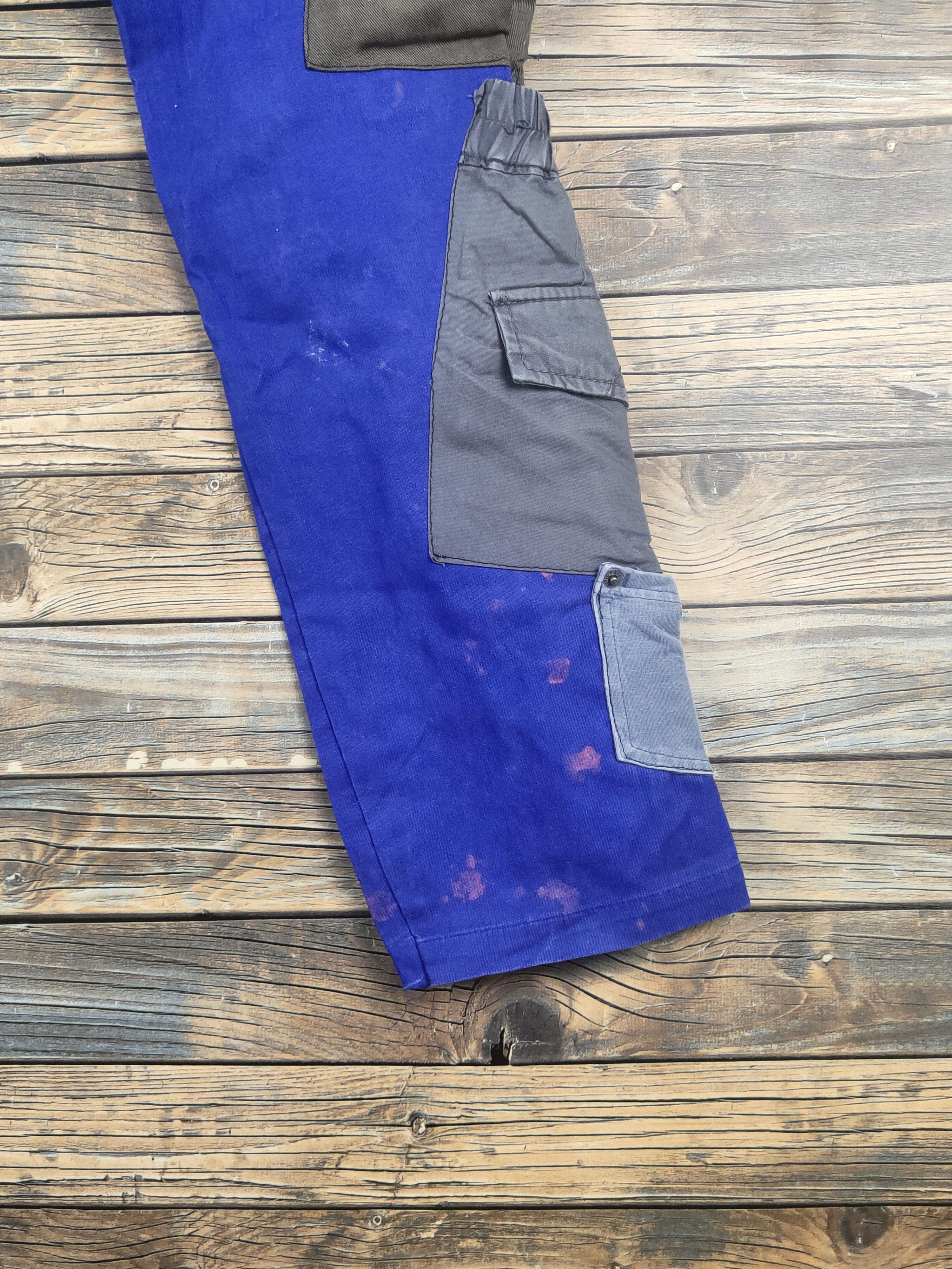 Japanese Brand DL Genba-Xebec Black Multipocket Custom Cargo Pants #47-018 Size US 30 / EU 46 - 11 Thumbnail