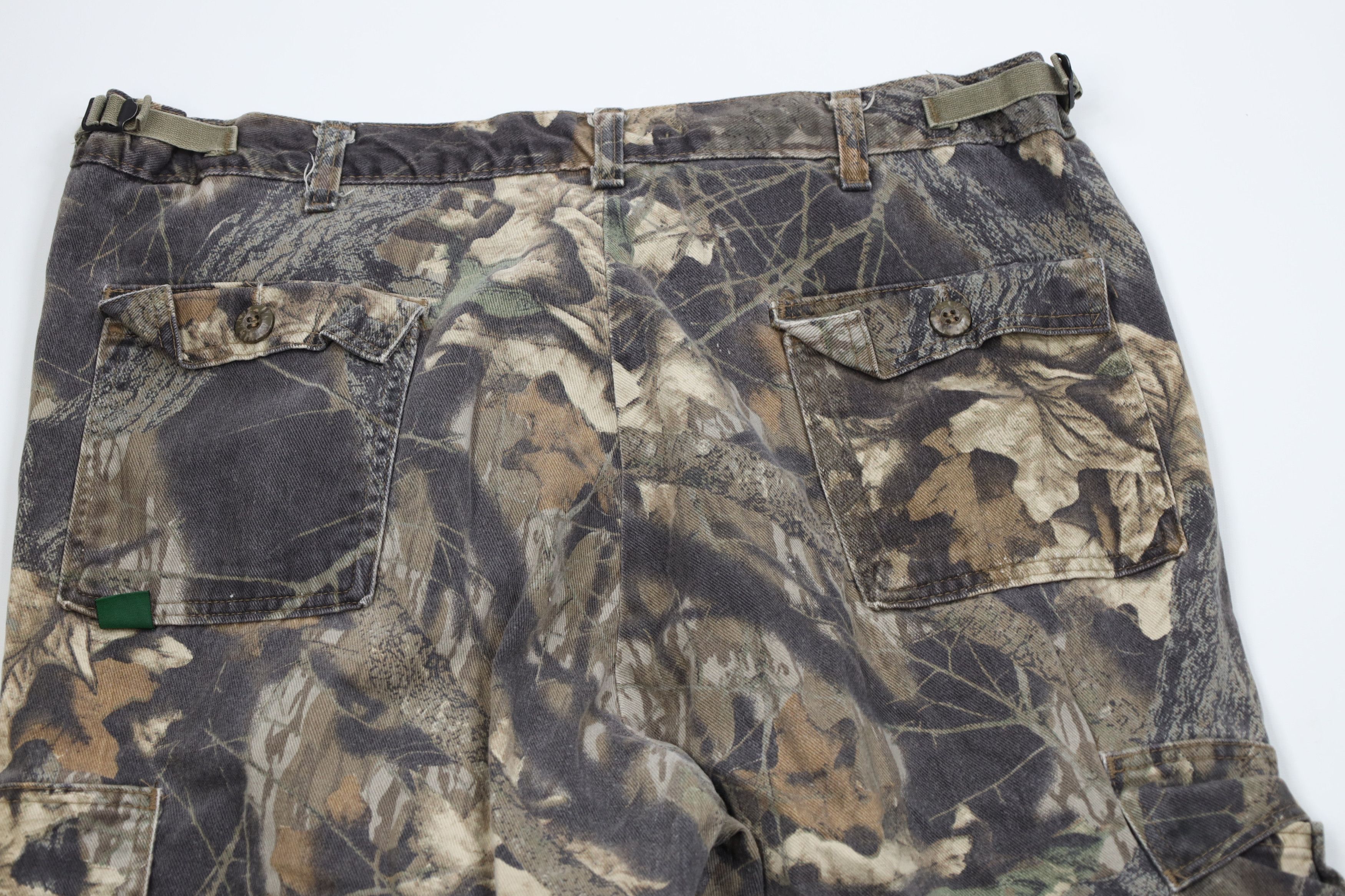 Mossy Oaks Vintage 90s Mossy Oak Camouflage Wide Leg Cargo Pants USA Size US 36 / EU 52 - 10 Thumbnail