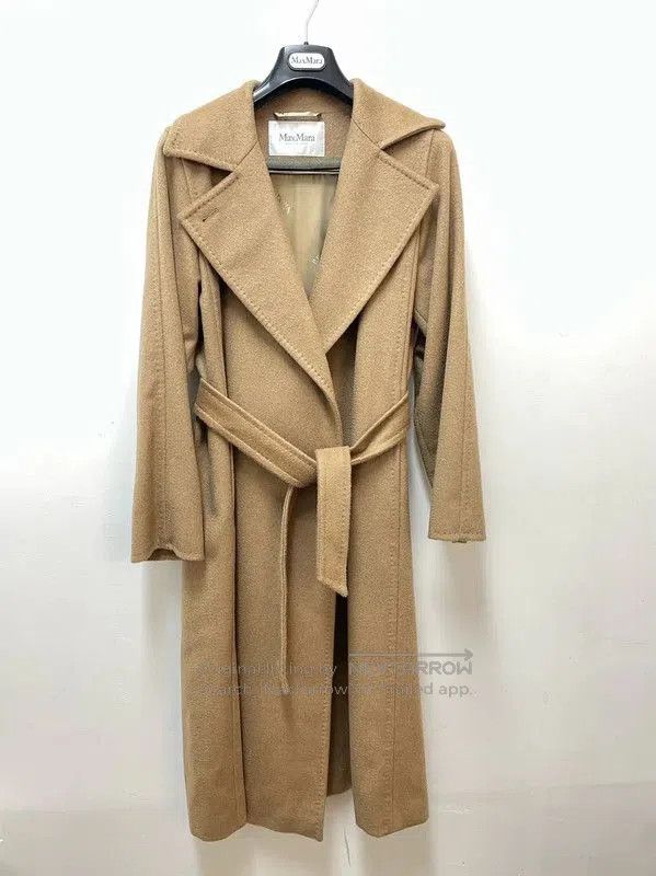 Max Mara MaxMara Brown Wool Women's Coat . Size M / US 6-8 / IT 42-44 - 1 Thumbnail
