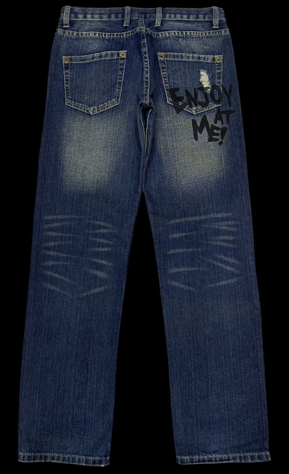 Hysteric Glamour SKY BLUE HYSTERIC GLAMOUR STYLE DISTRESSED DENIM JEANS Size US 30 / EU 46 - 6 Thumbnail