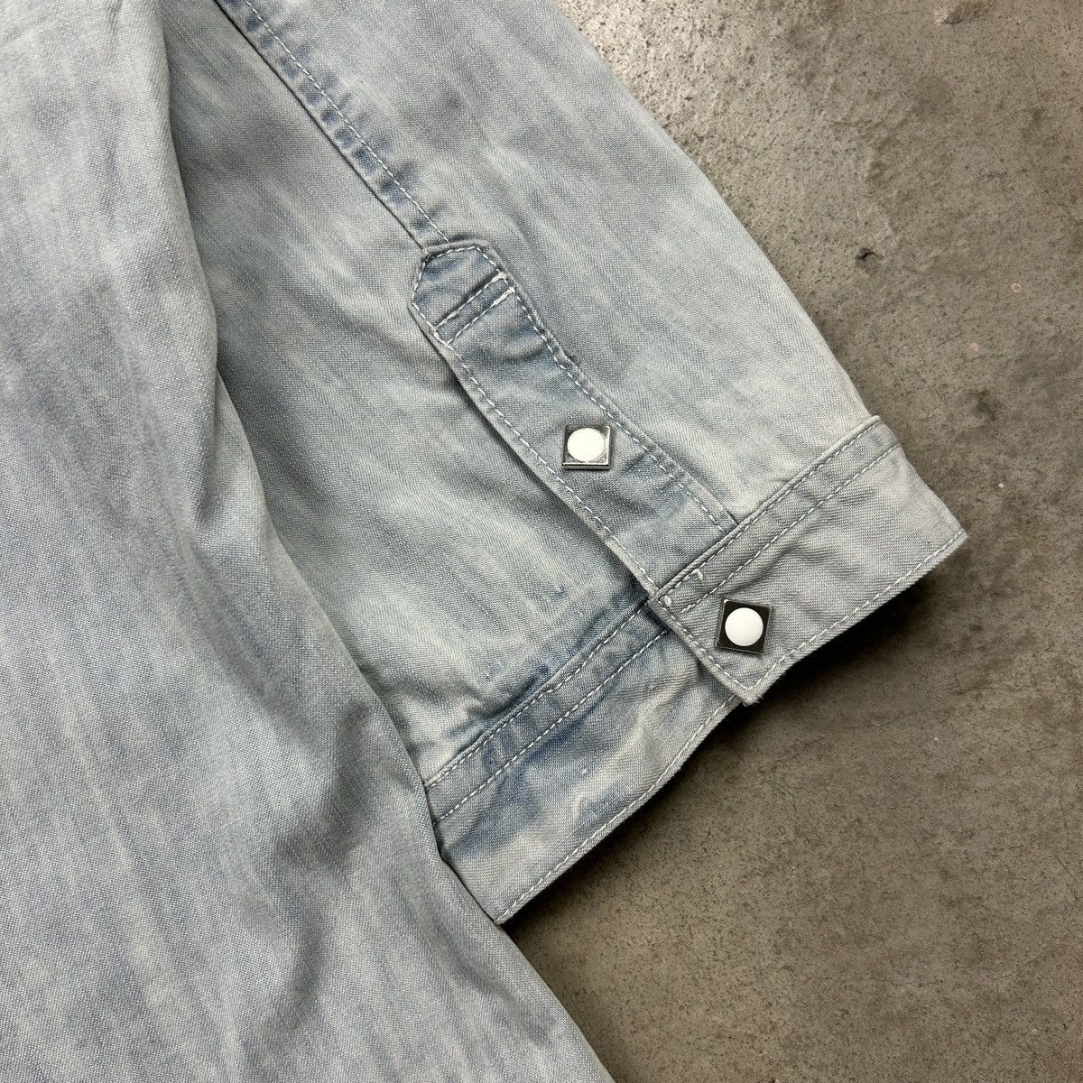 Tornado Mart zero by tornado mart western shirt denim Size US M / EU 48-50 / 2 - 14 Thumbnail