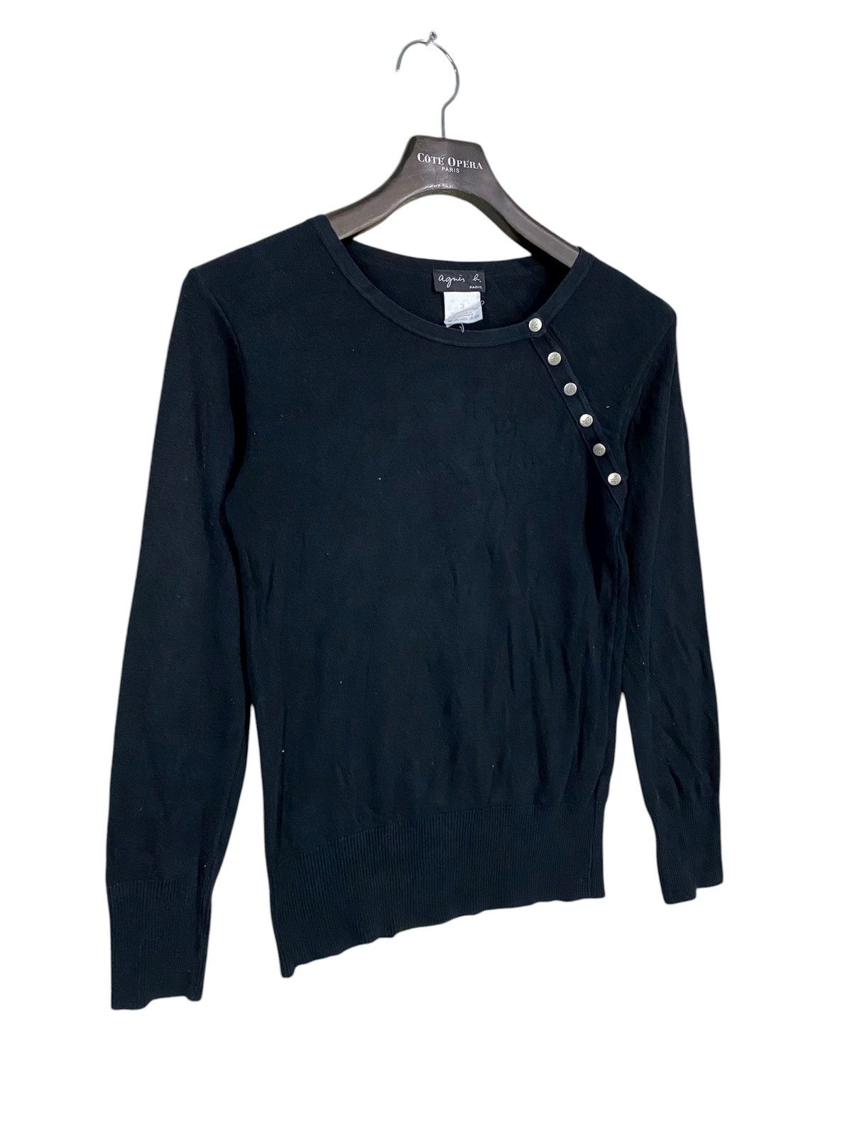 agnes b. Vintage agnes b sweater shoulders button size 3 Size M / US 6-8 / IT 42-44 - 2 Thumbnail