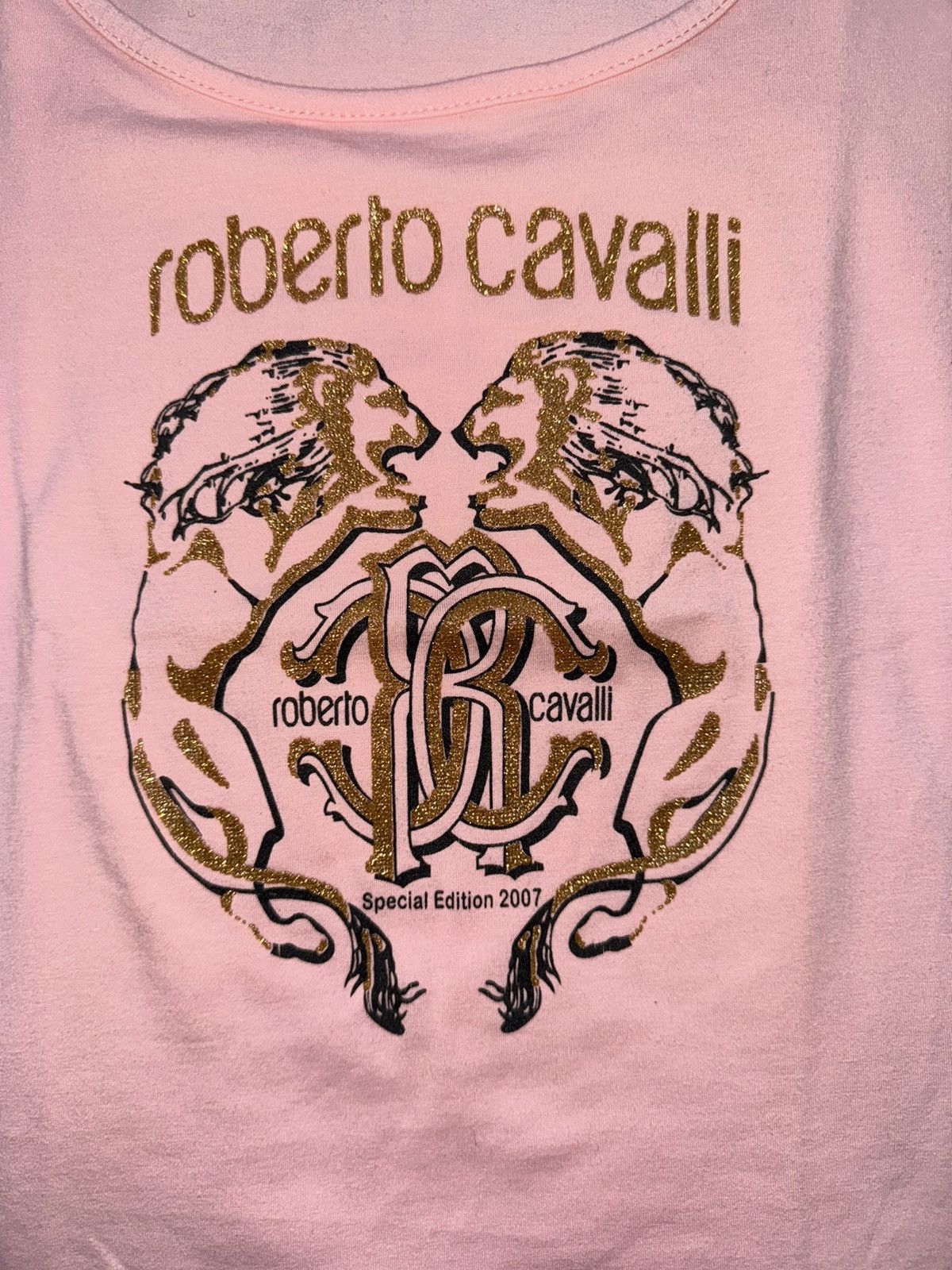 Roberto Cavalli Roberto Cavalli 2000s vintage lion logo t-shirt Y2K Size L / US 10 / IT 46 - 2 Thumbnail