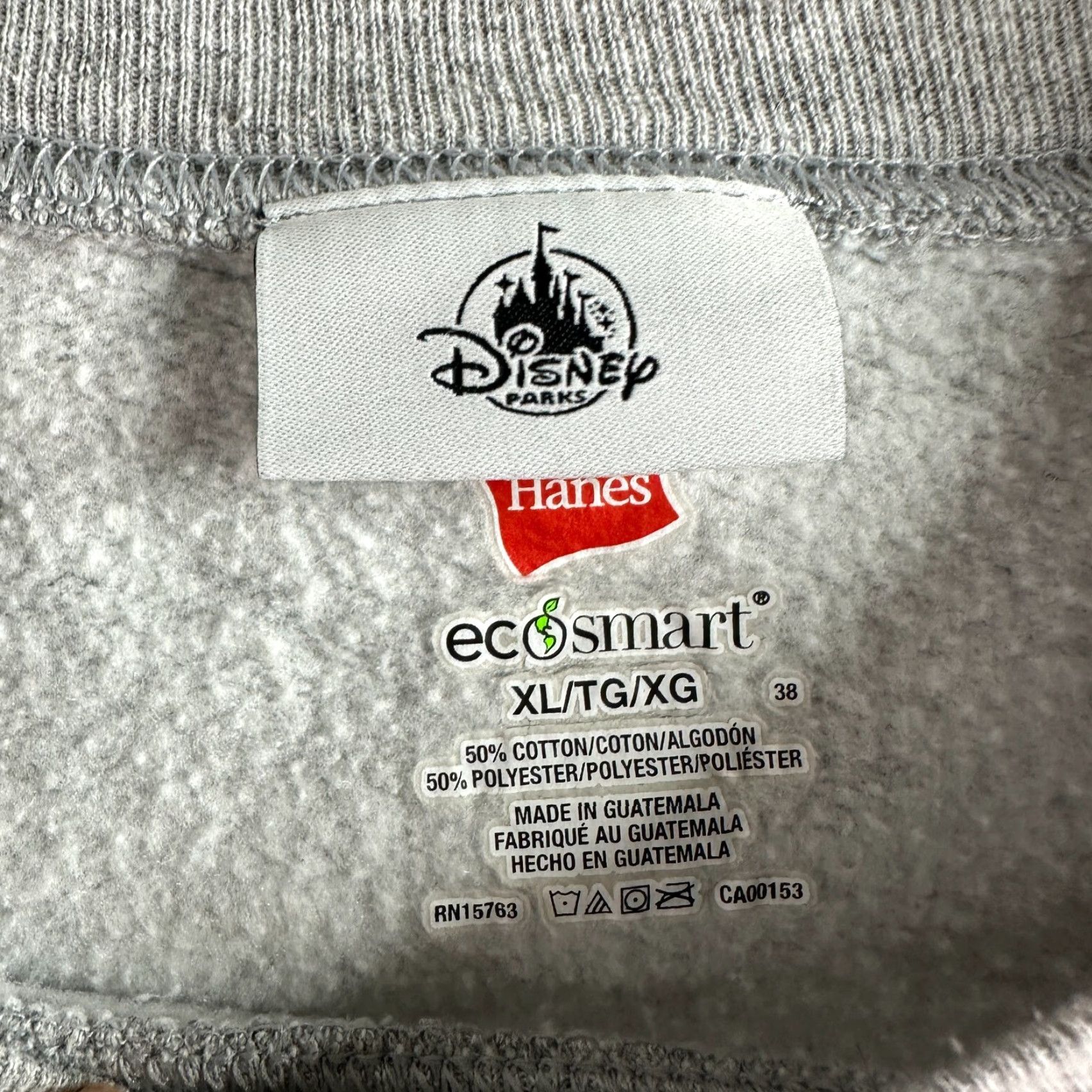 Disney Disney Sweatshirt Mens XL Gray 2019 Magic Kingdom Cast Walt Disney World WDW * Size US XL / EU 56 / 4 - 4 Thumbnail