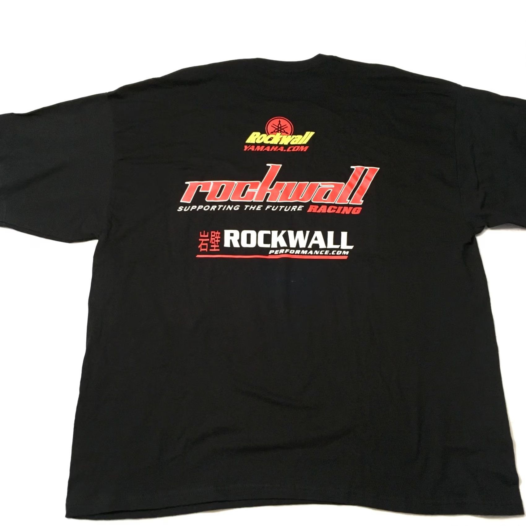 Gildan Yamaha ROCKWALL RACING T Shirt 3XL Black DOUBLE SIDED Logo Size US XXL / EU 58 / 5 - 7 Thumbnail