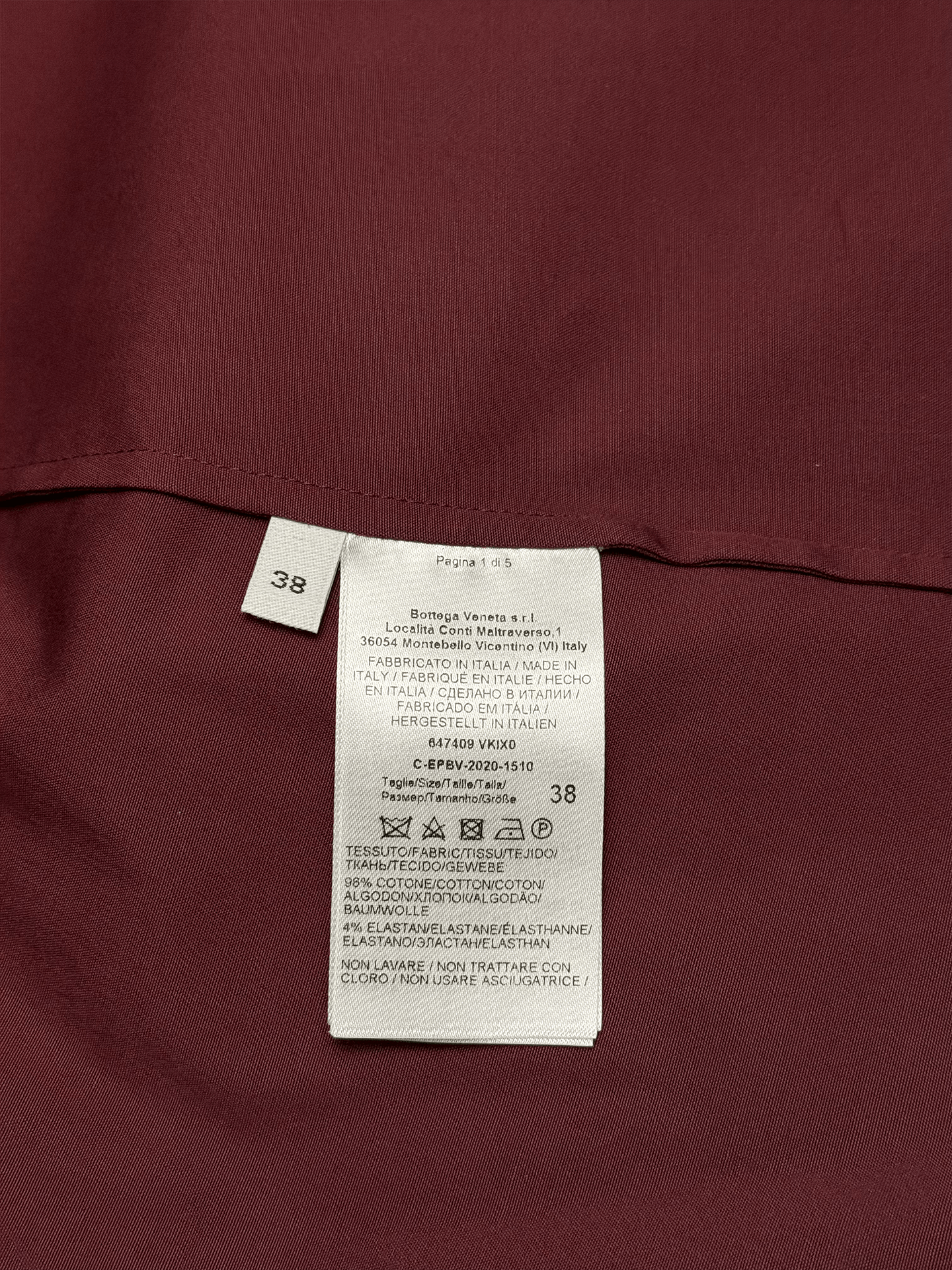 Bottega Veneta Bottega Veneta button-up midi wine dress Size XS / US 0-2 / IT 36-38 - 6 Thumbnail